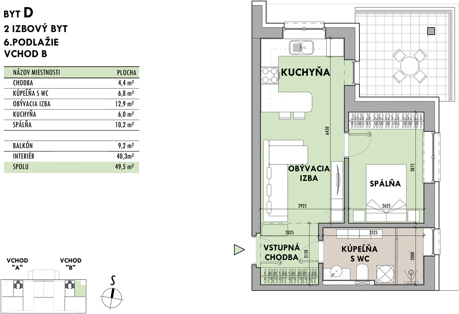 Rezidencia Potôčik - D6 - Pôdorys