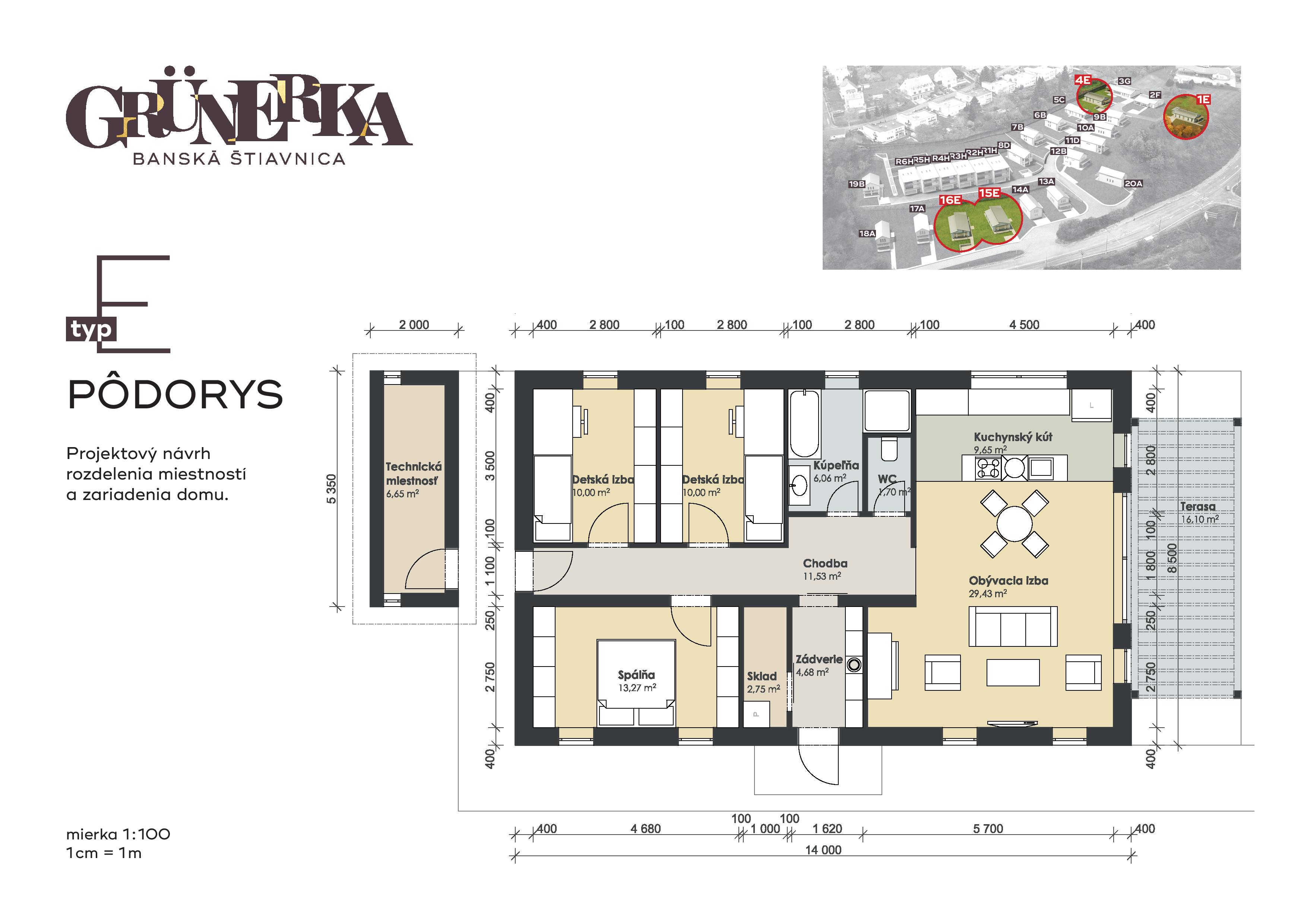 Grünerka - 24E - Pôdorys