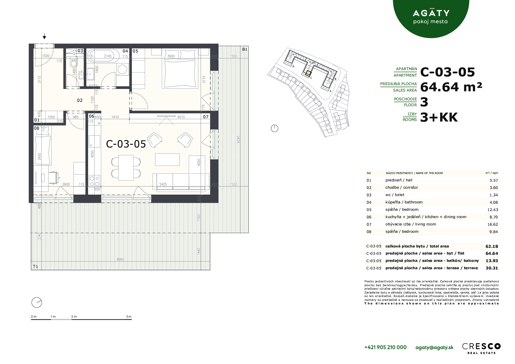 Agáty - C-03-05 - Pôdorys