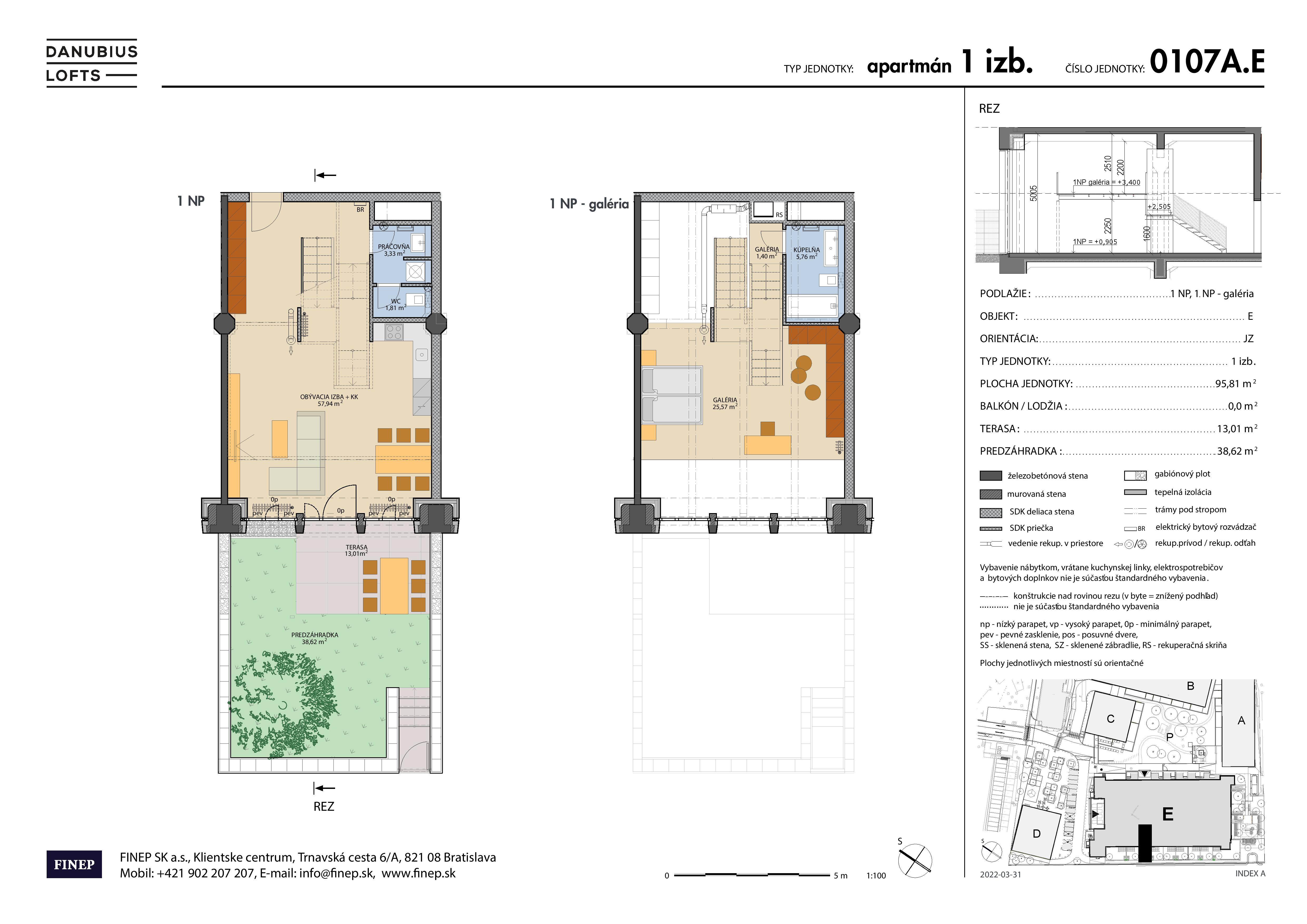 Danubius - 0107A.E - Pôdorys