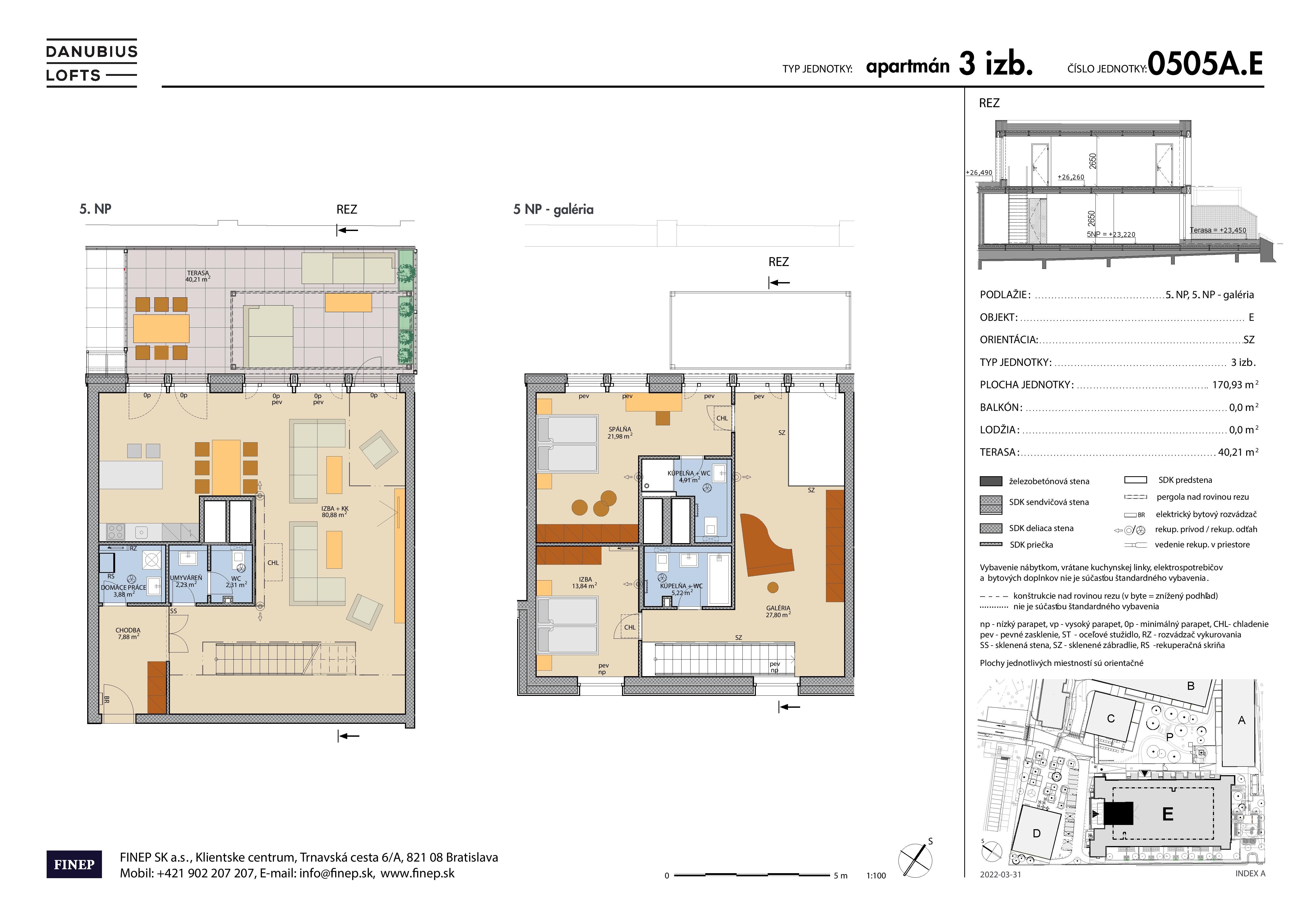 Danubius - 0505A.E - Pôdorys