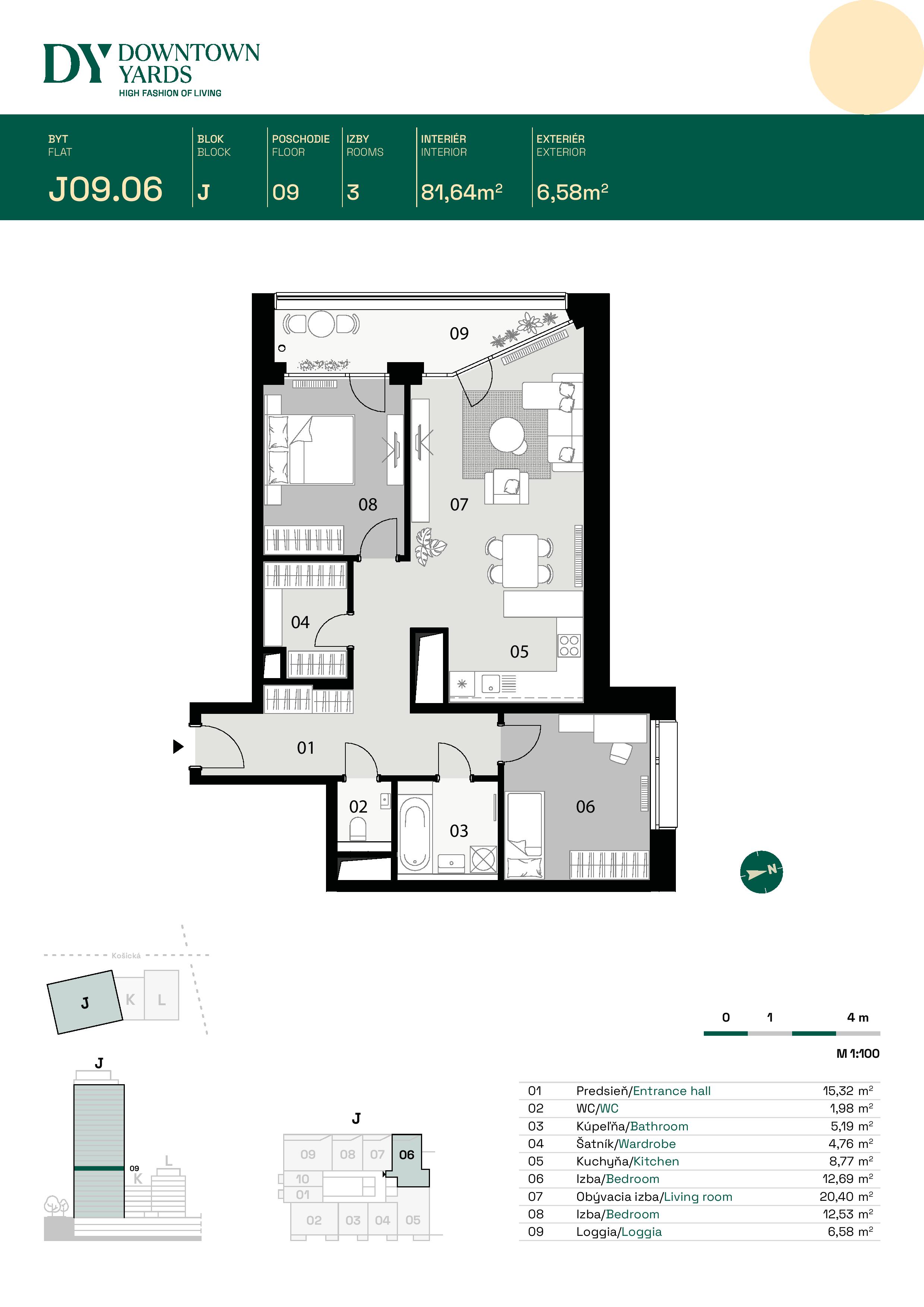 Downtown Yards - J09.06 - Pôdorys