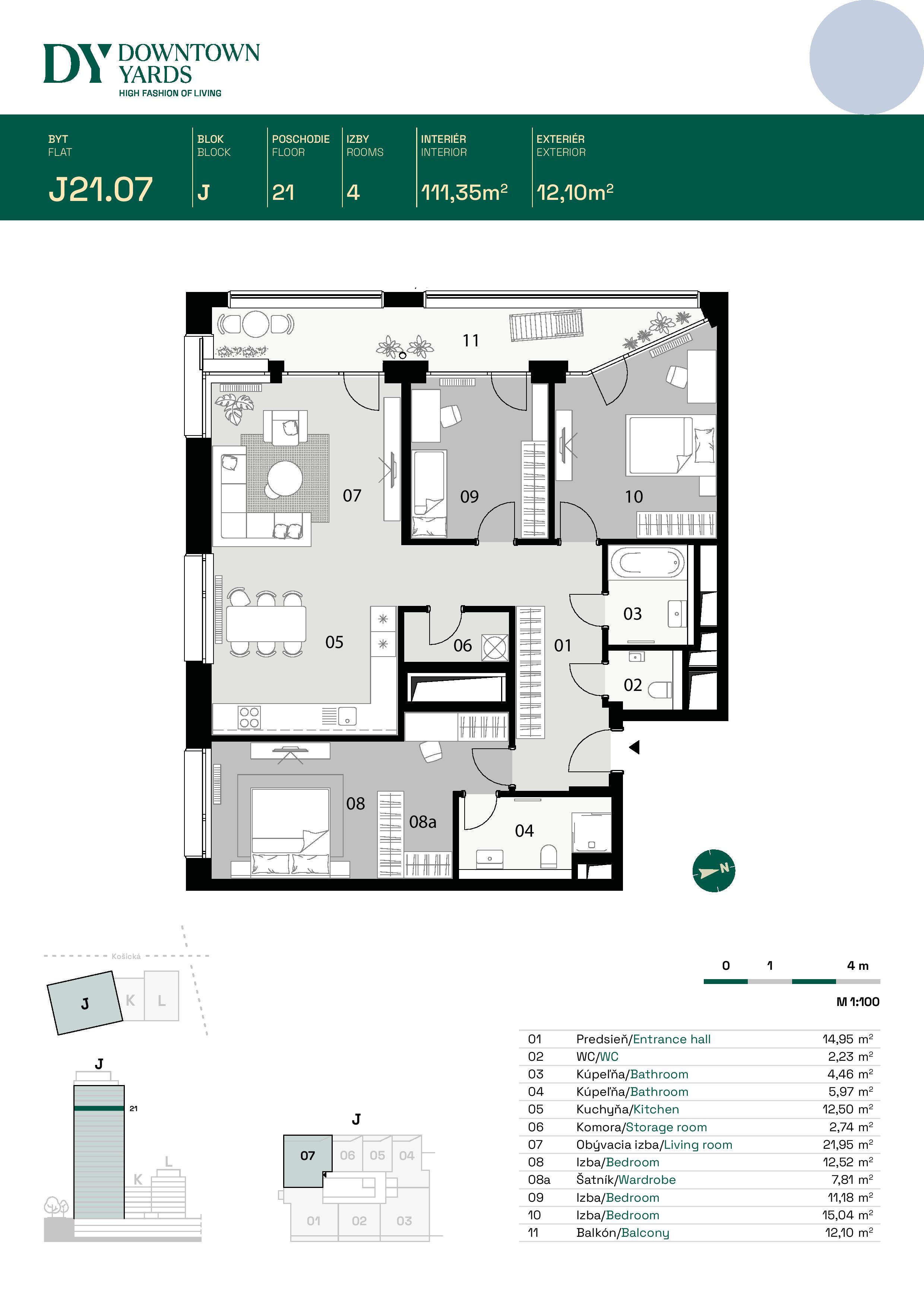 Downtown Yards - J21.07 - Pôdorys