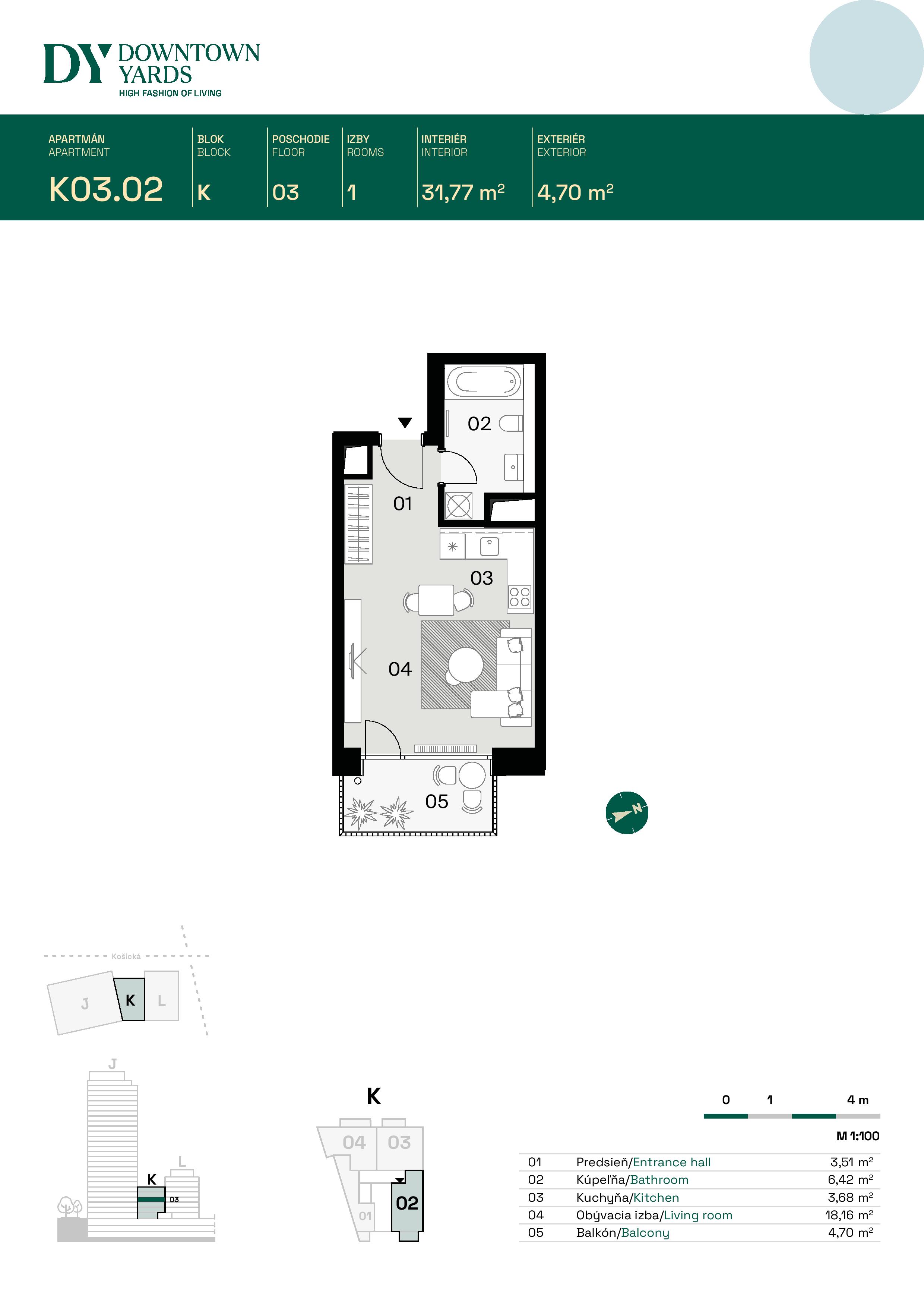Downtown Yards - K03.02 - Pôdorys