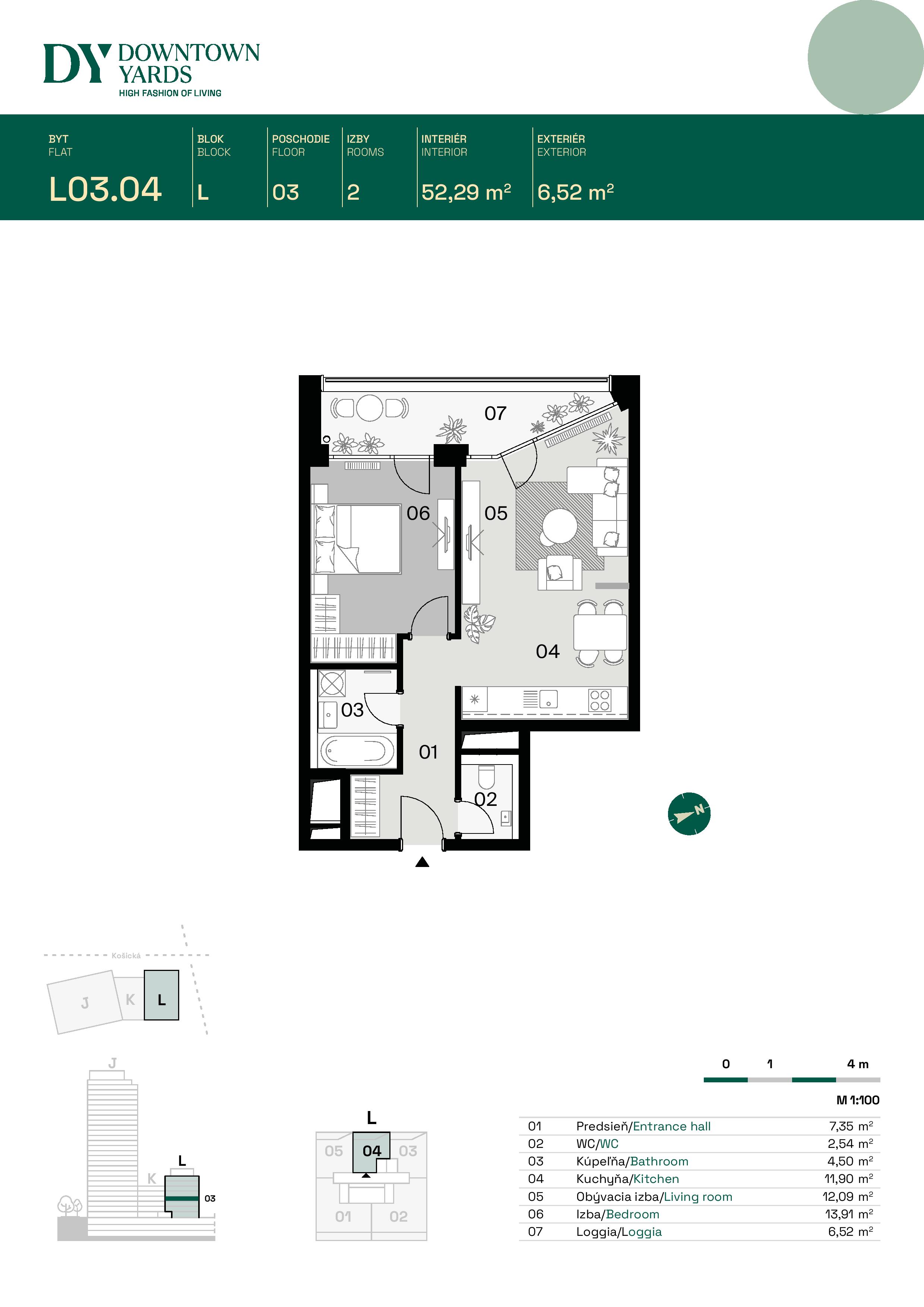 Downtown Yards - L03.04 - Pôdorys