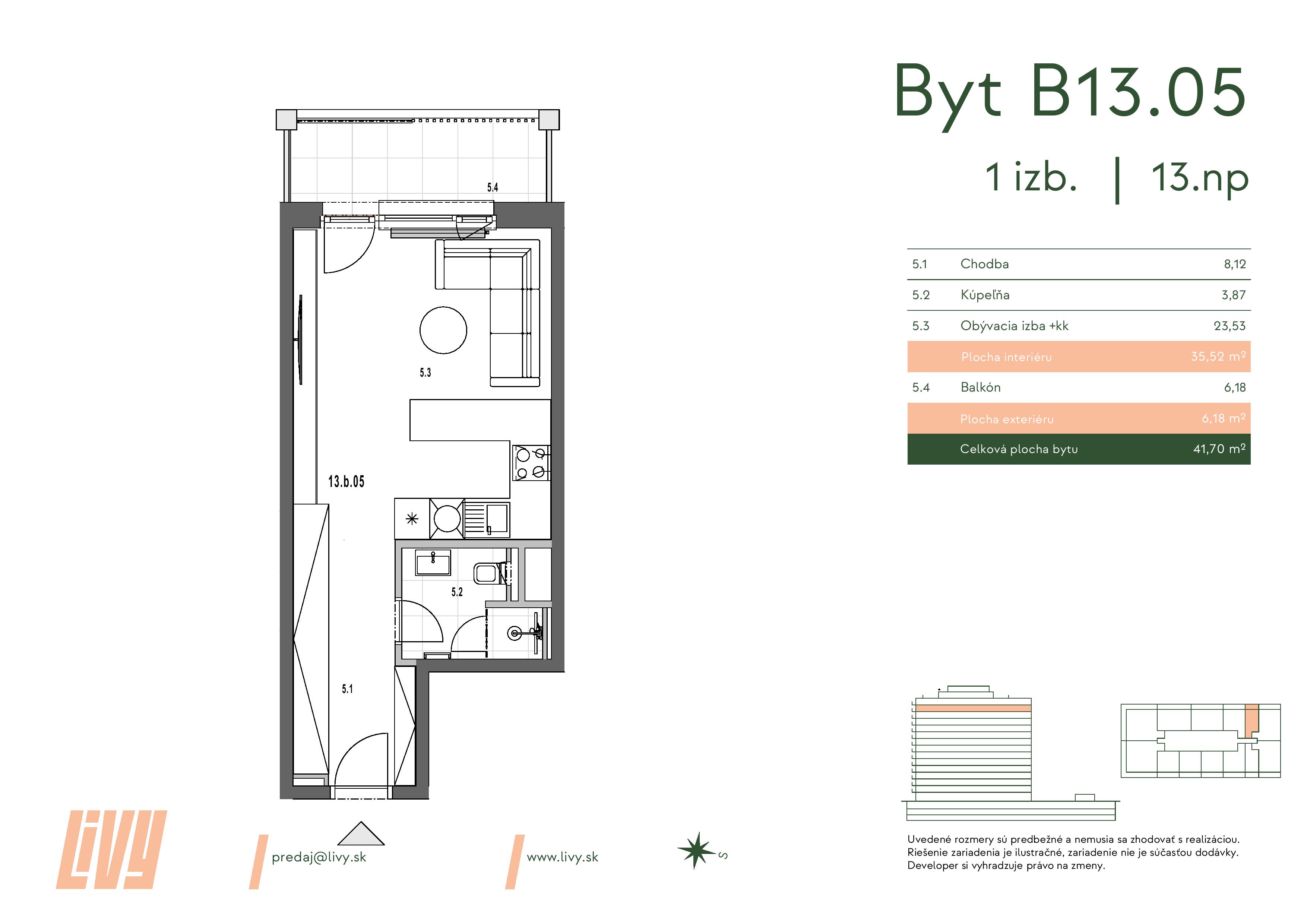 LiVY - 13.b.05 - Pôdorys