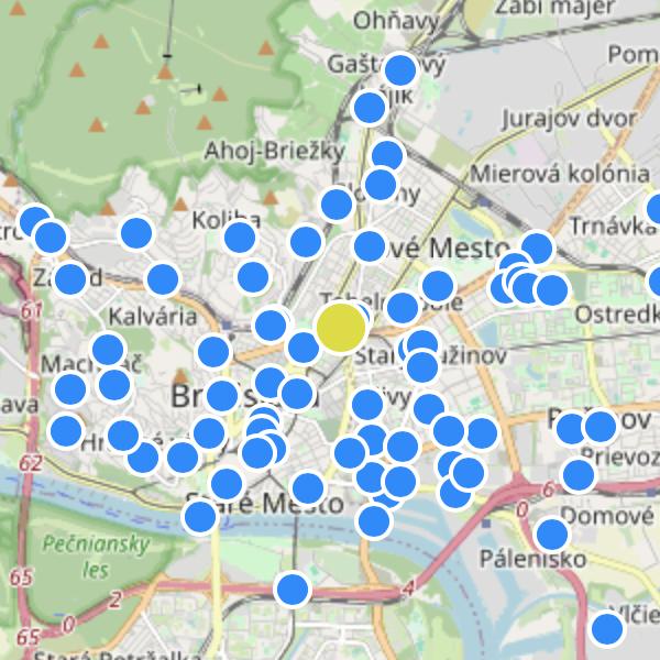 Lofty Kominárska - map