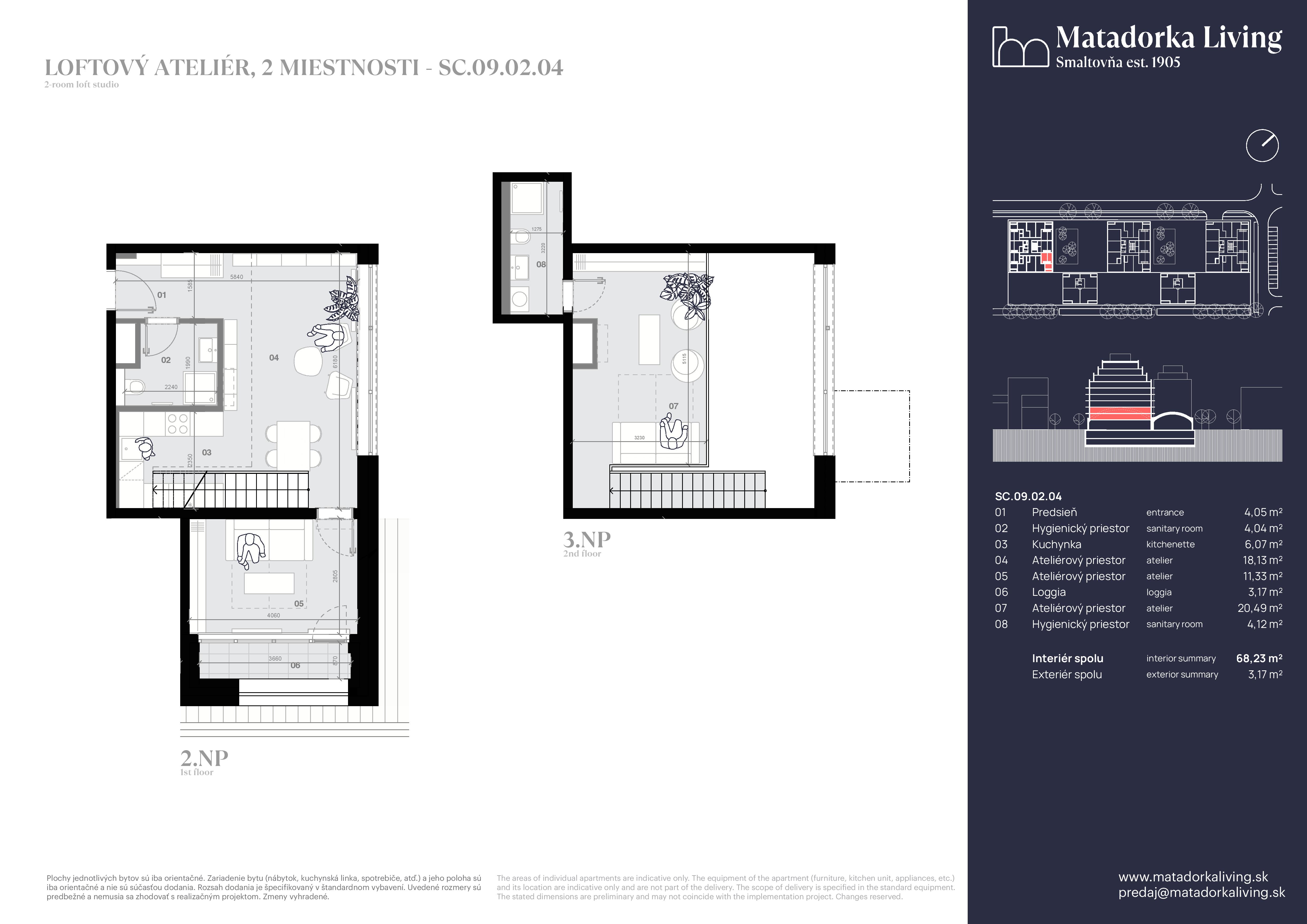 Matadorka Living - SC-09-02-04 - Pôdorys
