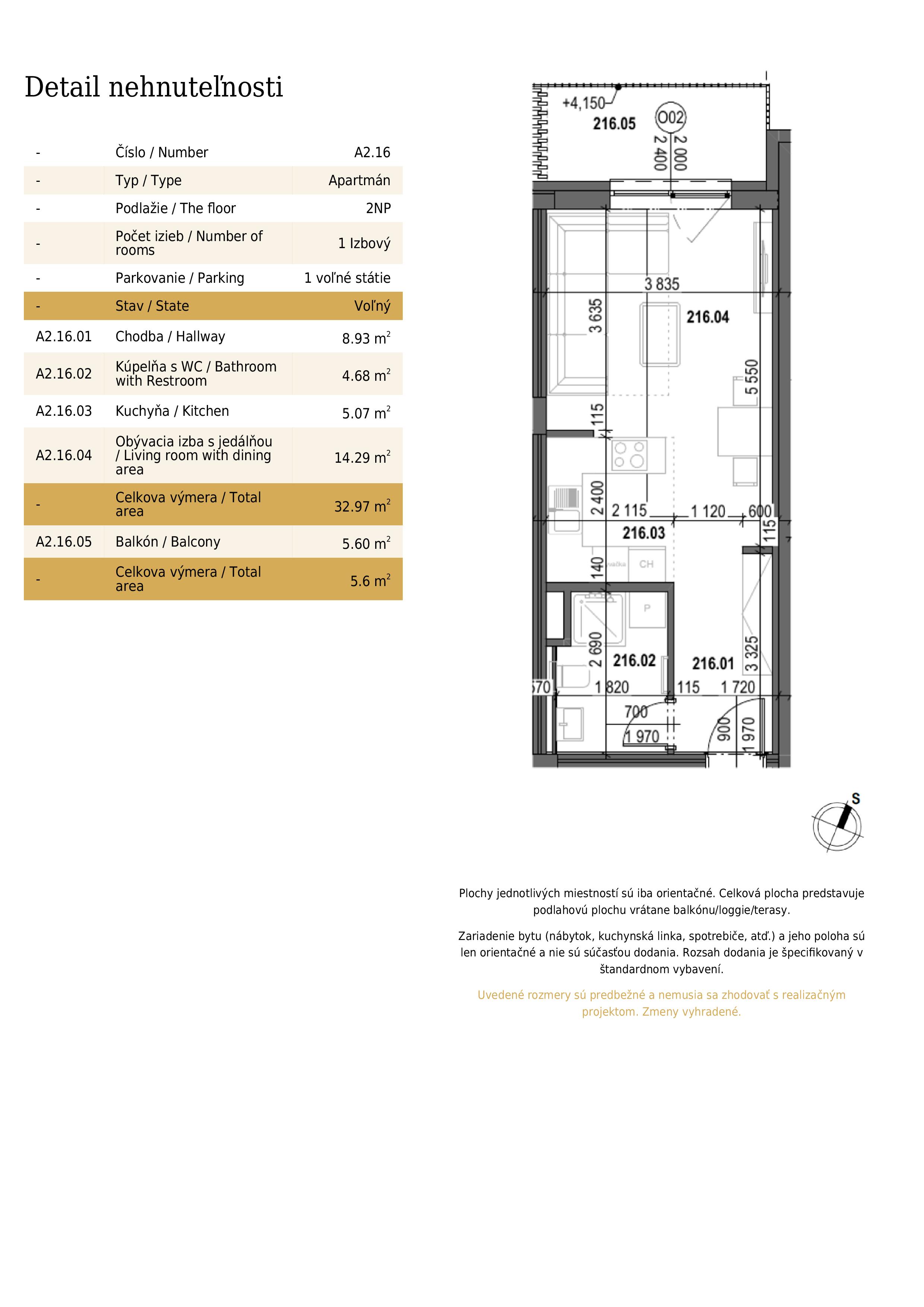 Matúškova Residence - A2.16 - Pôdorys