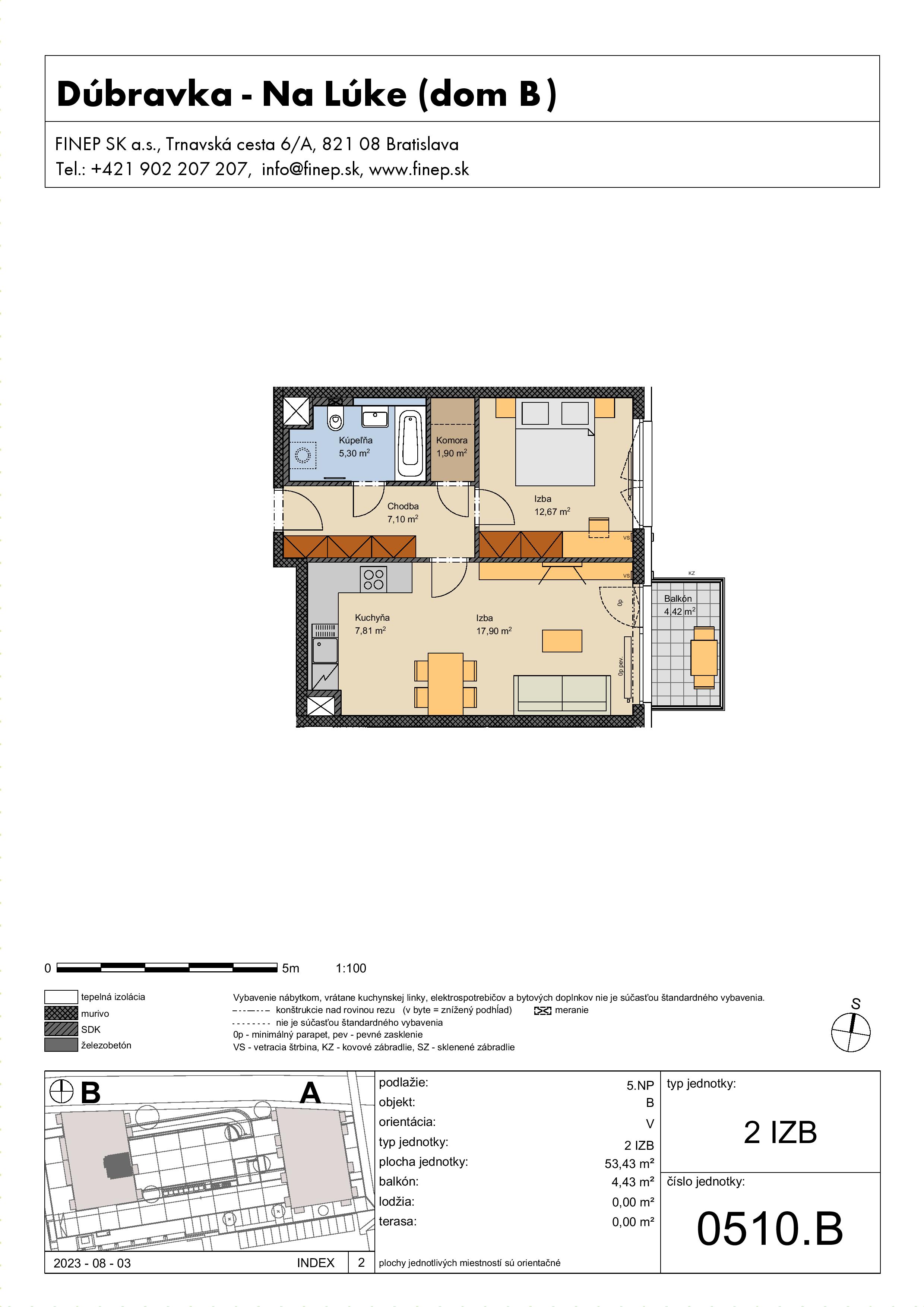 Na Lúke - 0510.B - Pôdorys