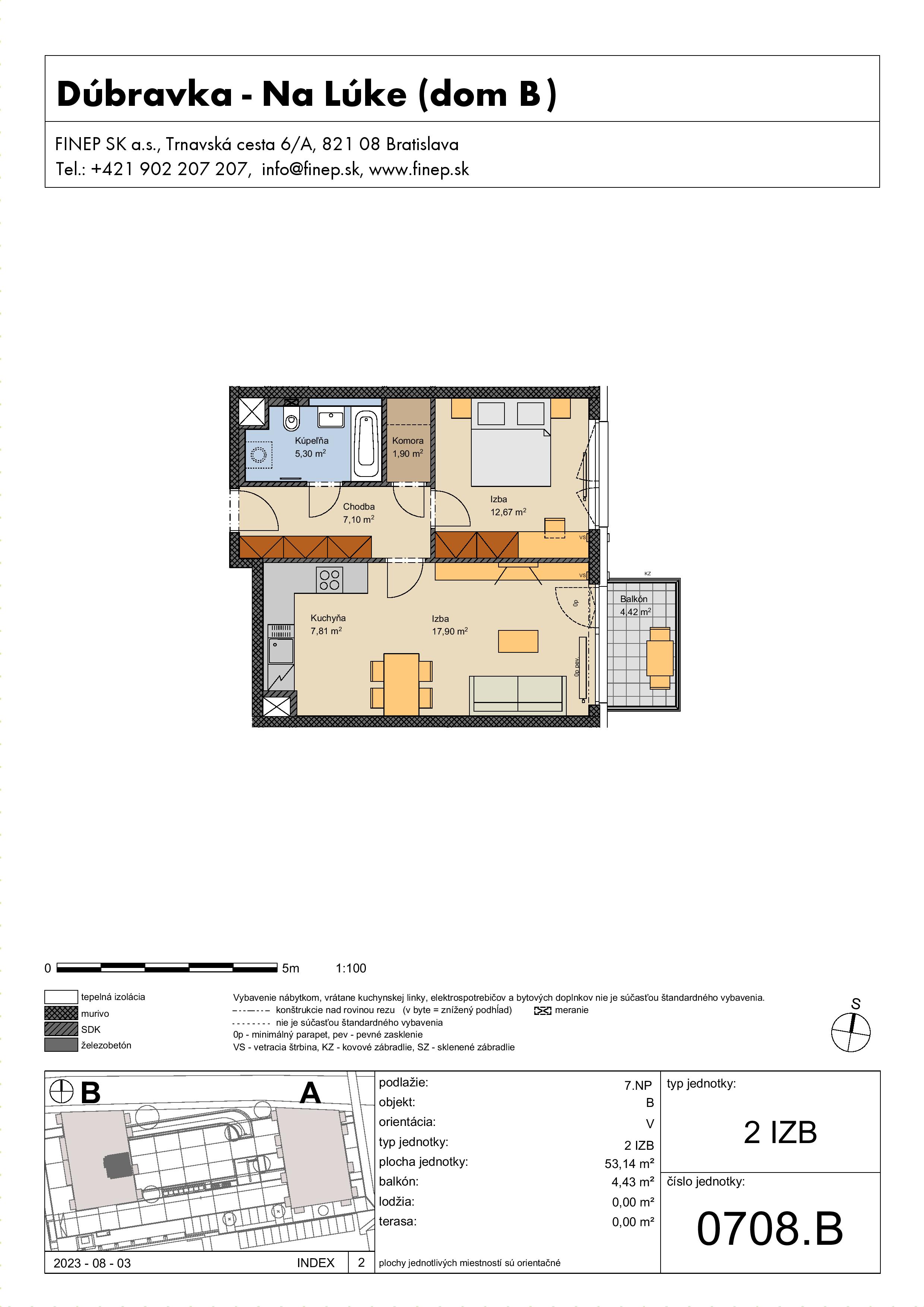 Na Lúke - 0708.B - Pôdorys