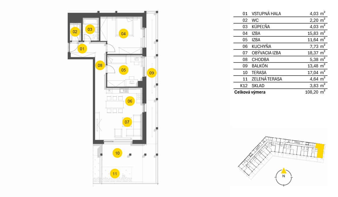Nový Ružinov - C1.2.12 - Pôdorys