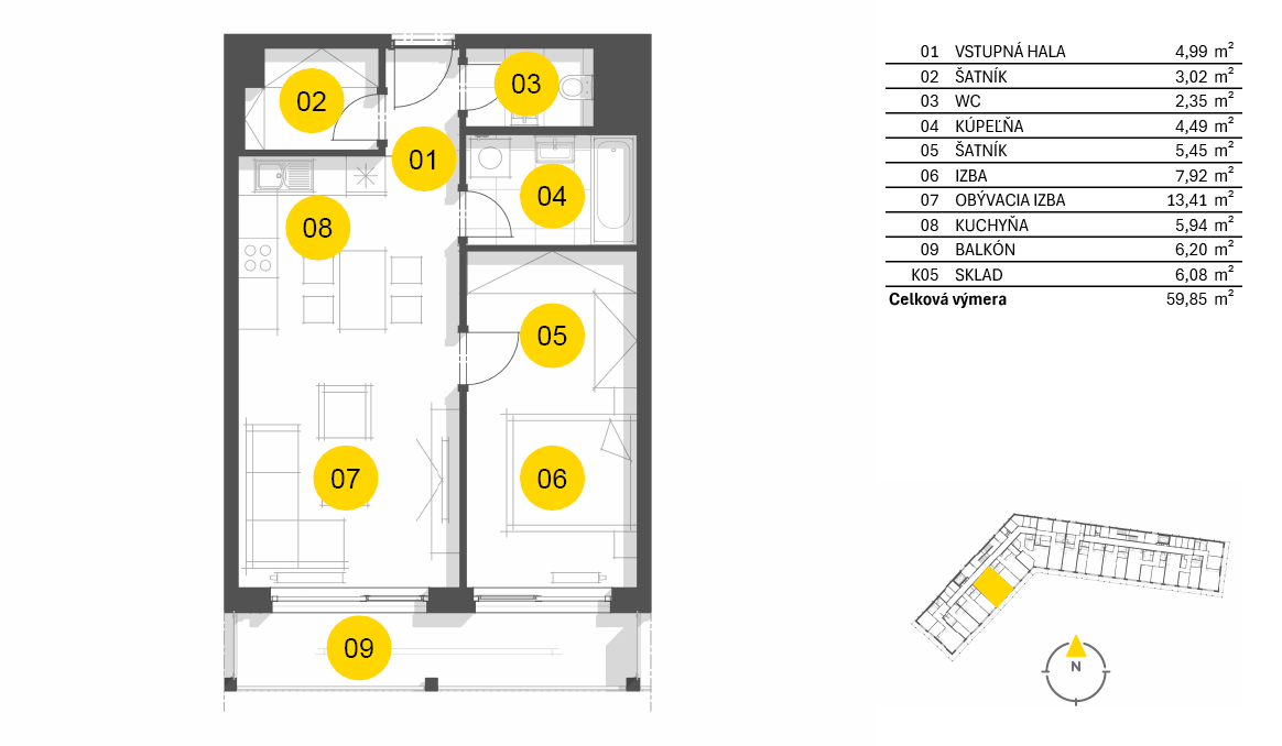 Nový Ružinov - C1.4.04 - Pôdorys