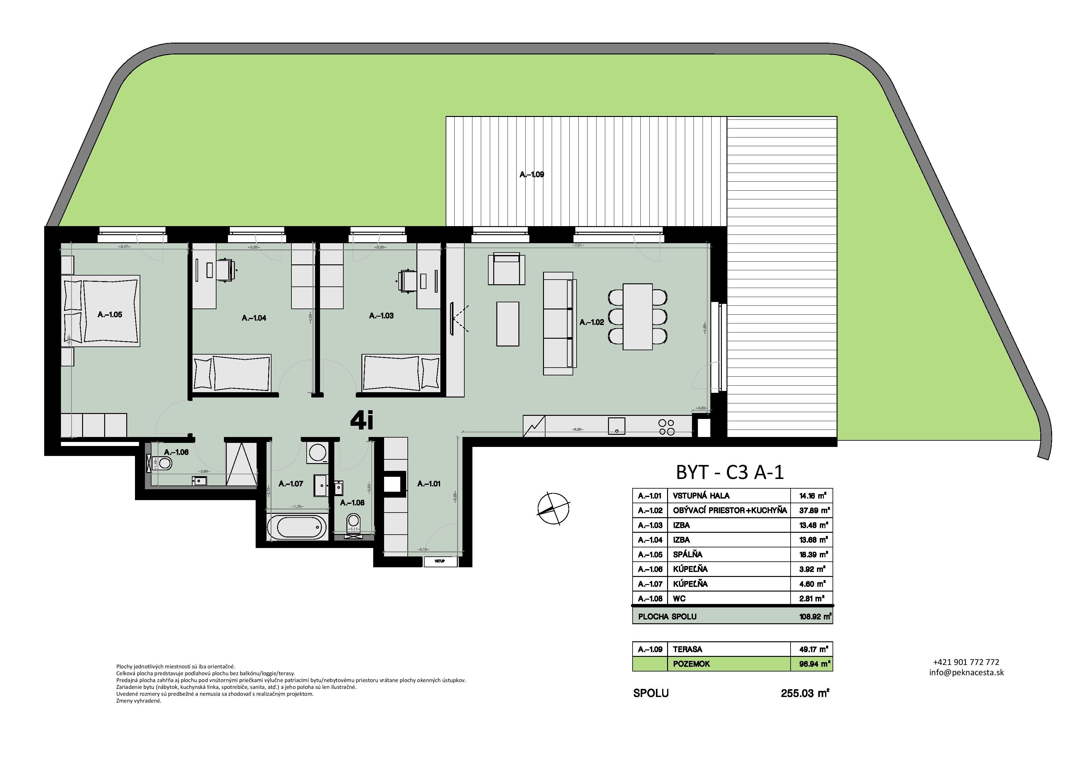 Pekná cesta - A.-1 - Pôdorys