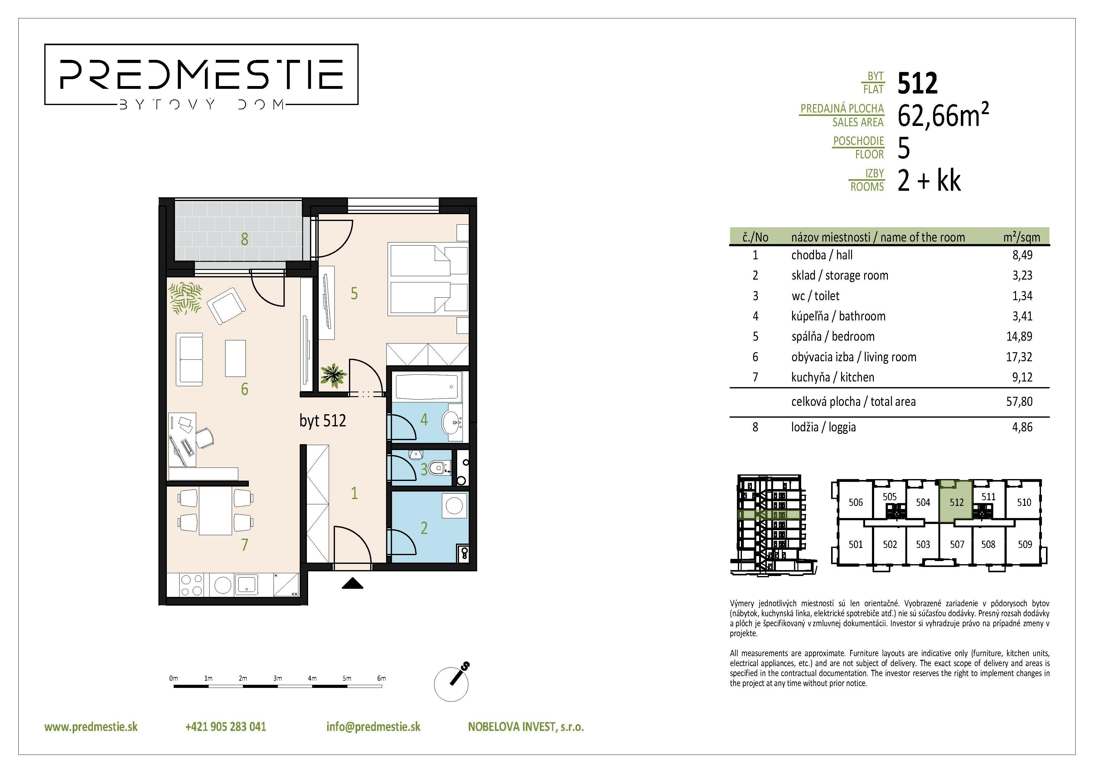 Predmestie - 512 - Pôdorys