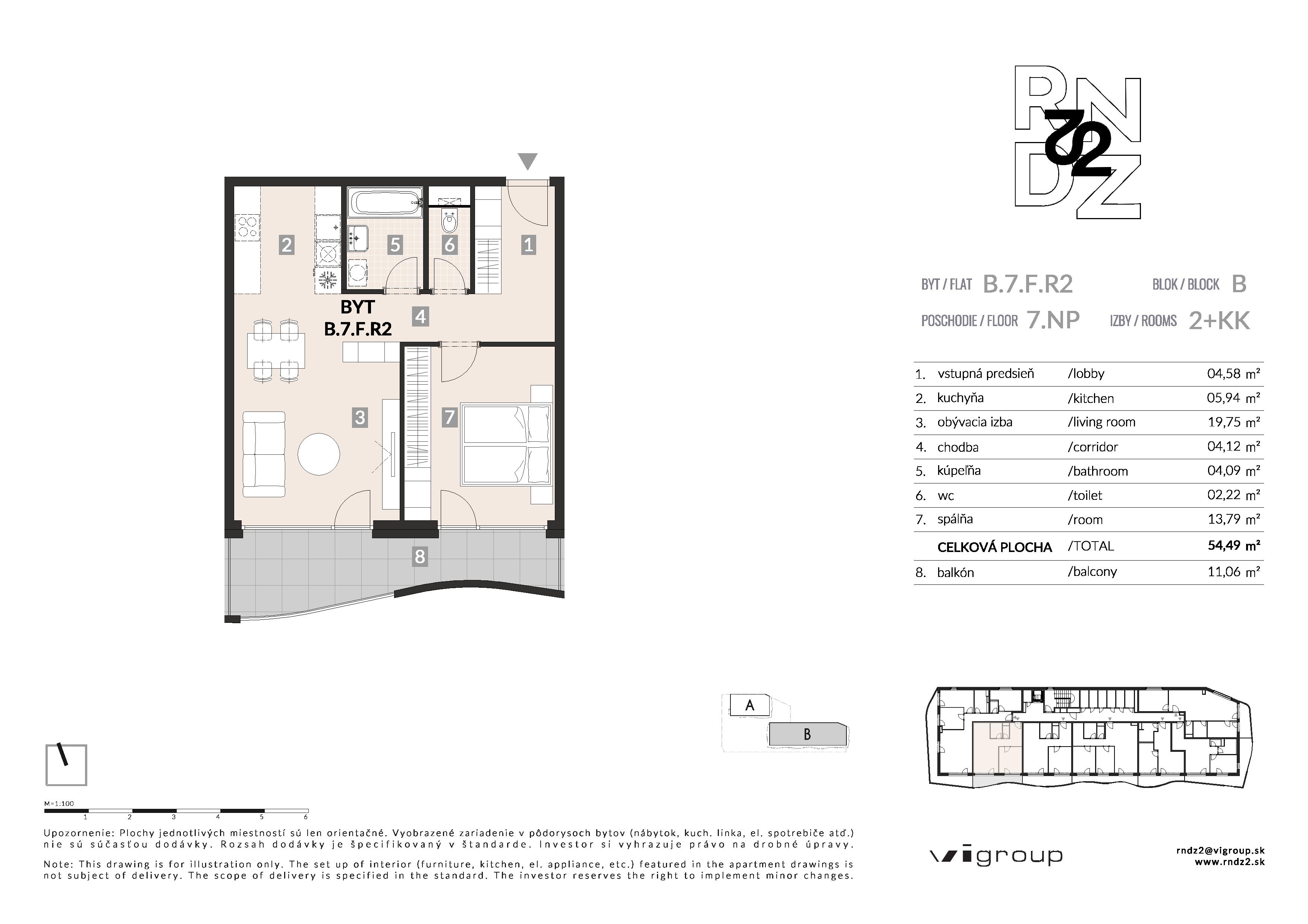 RNDZ - B.7.F.R2 - Pôdorys