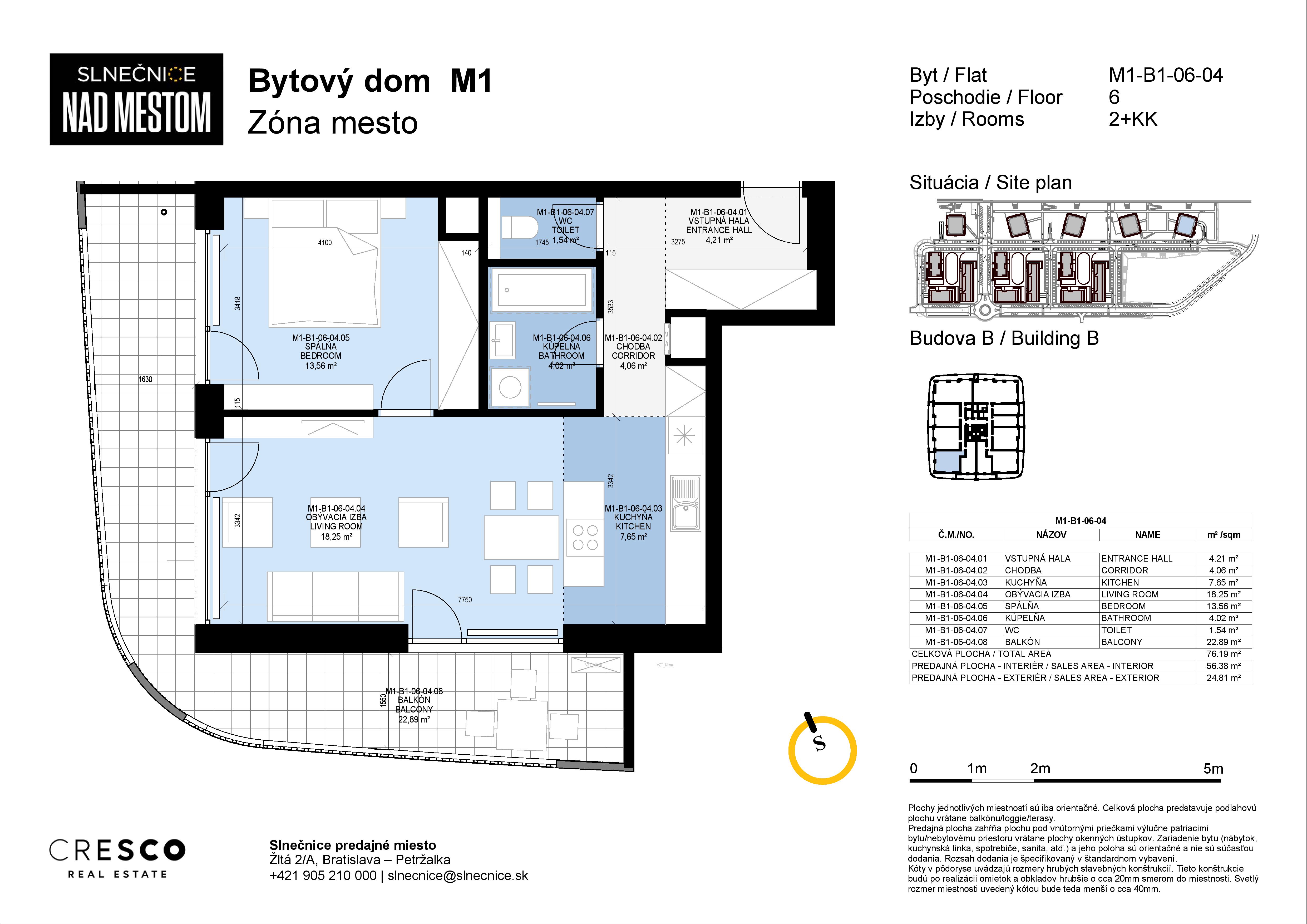 Slnečnice - M1-B1-06-04 - Pôdorys