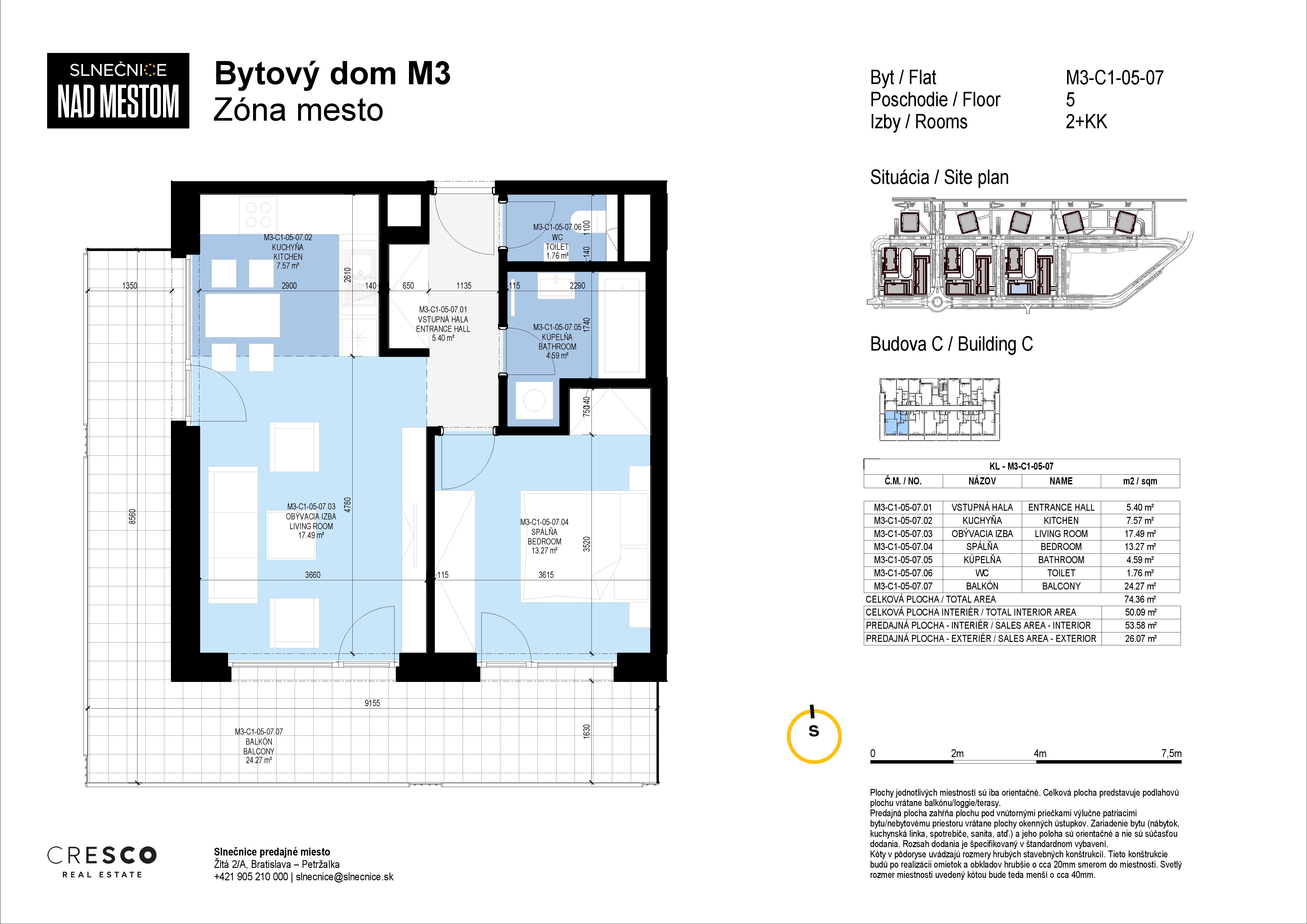 Slnečnice - M3-C1-05-07 - Pôdorys