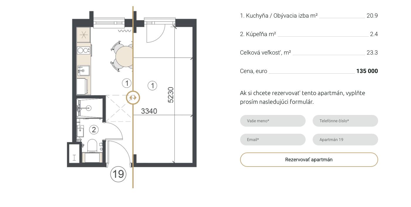 Smart Byty - 19 - Pôdorys