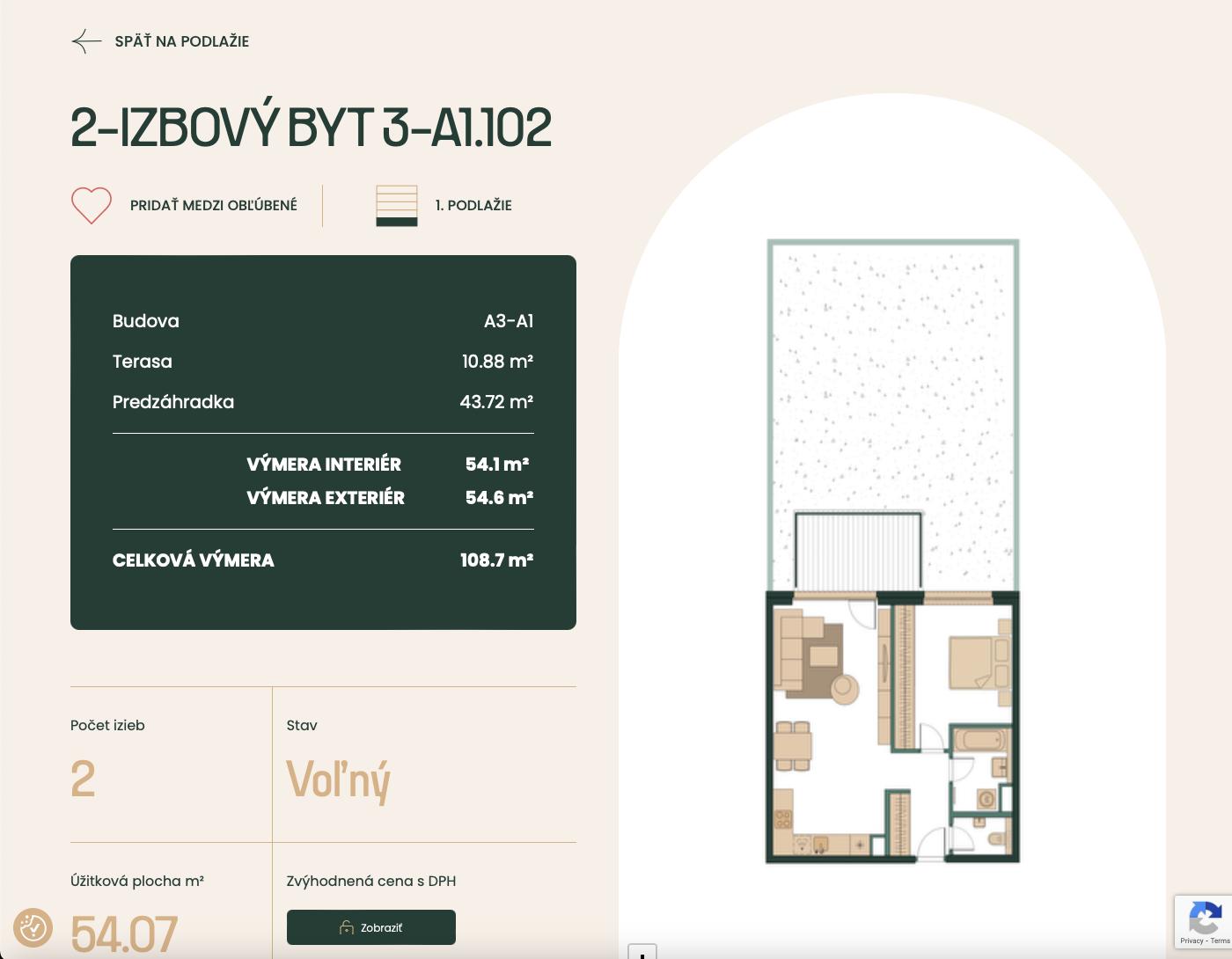 Sýkorky - 3-A1.102 - Pôdorys