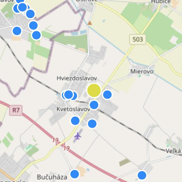 Čerešňárka - map