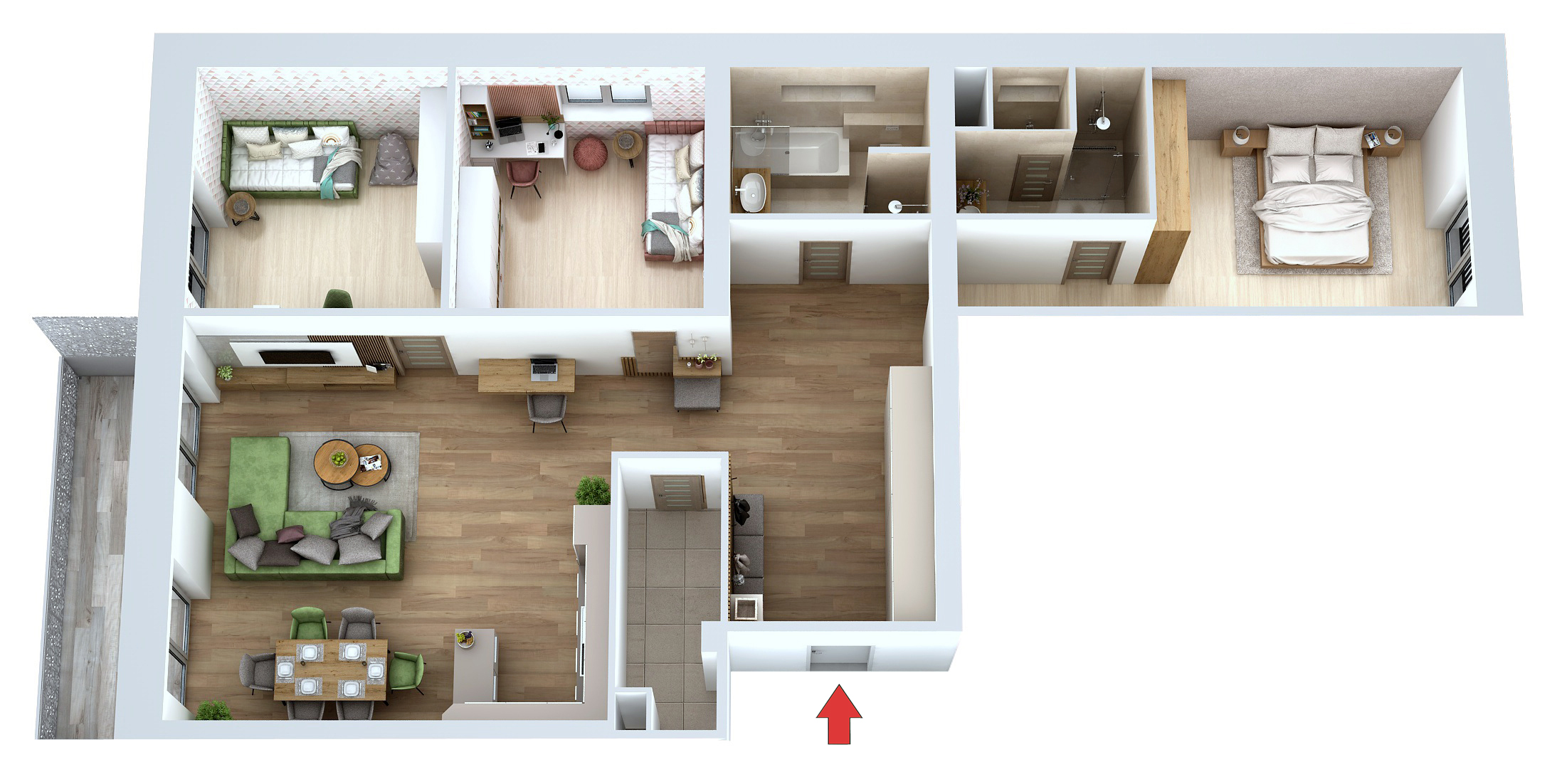 Soho Park - B8 - Pôdorys