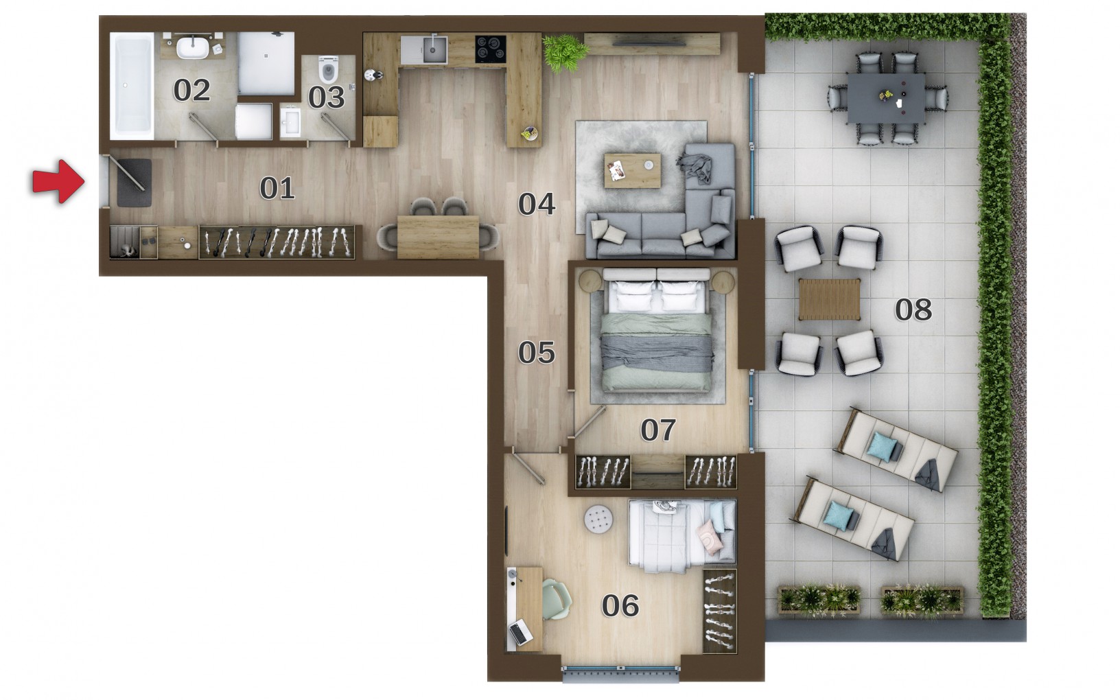 Viva Park - B2 - Pôdorys