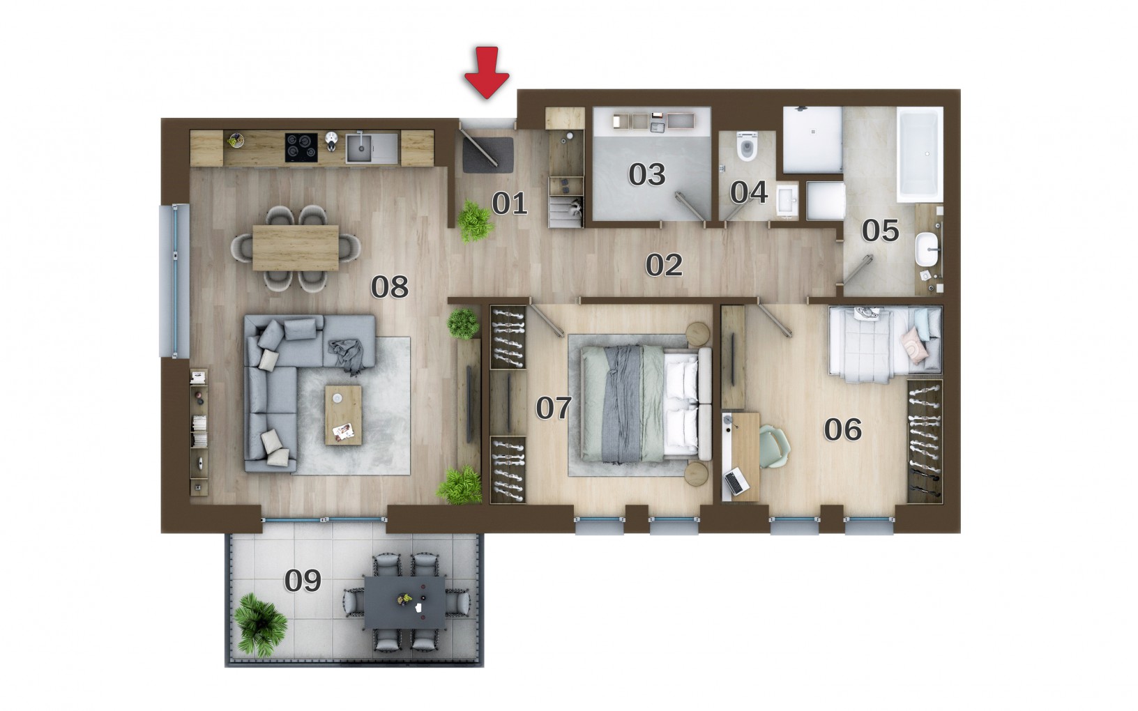 Viva Park - B9 - Pôdorys