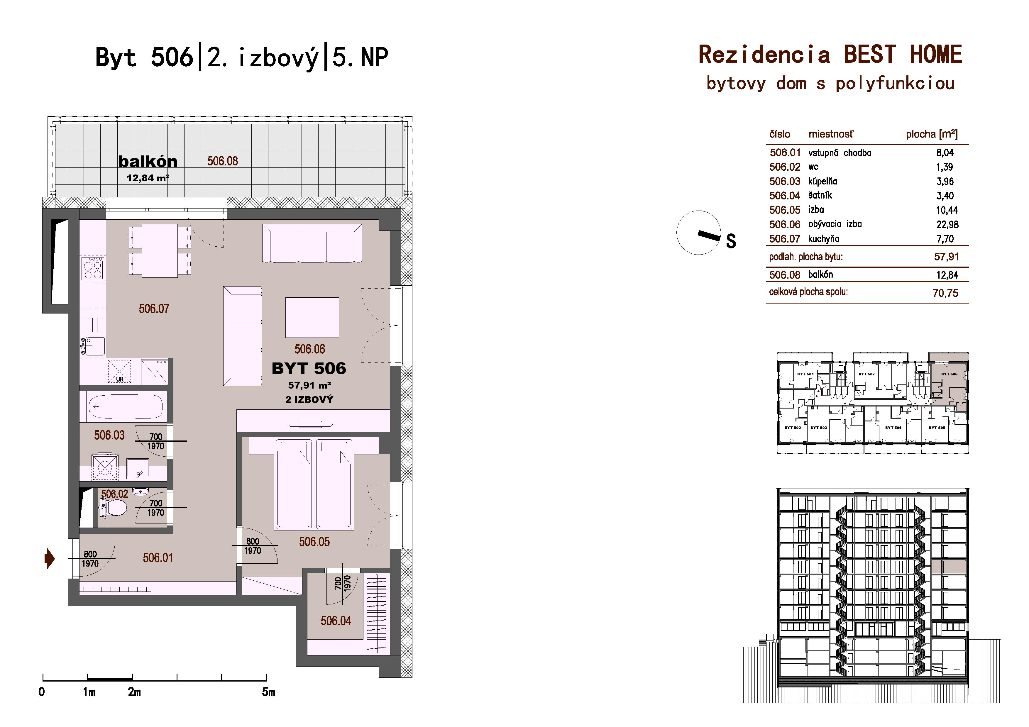 Best Home - 506 - Pôdorys
