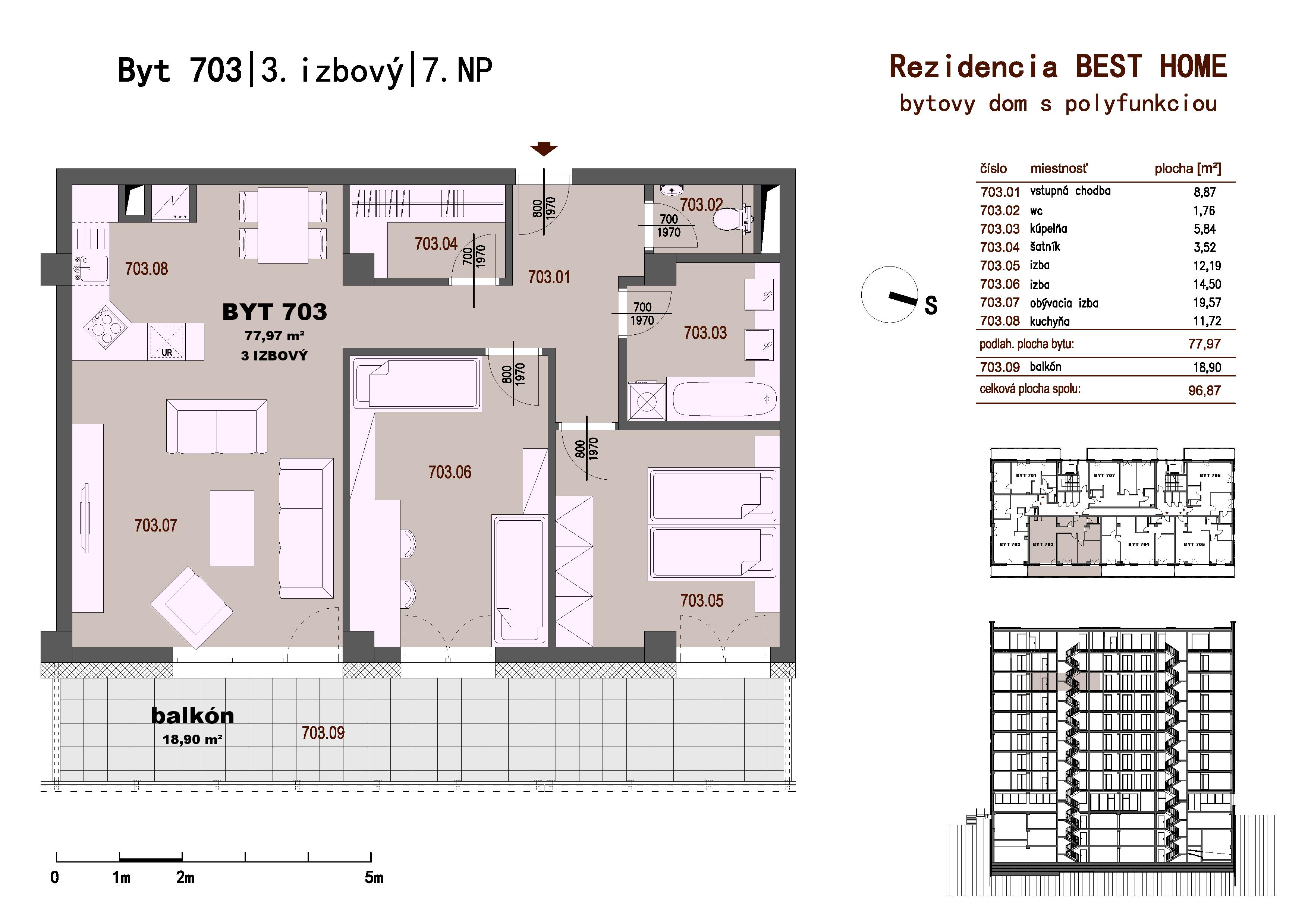 Best Home - 703 - Pôdorys