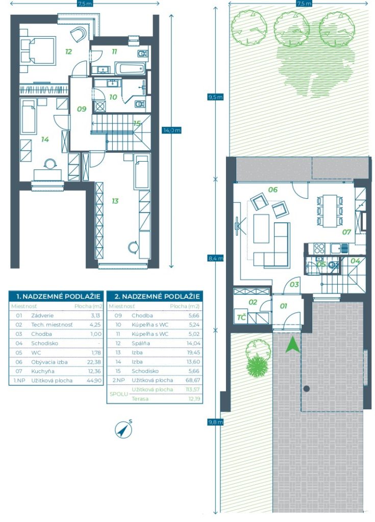 Lorinčík Háje - 51 - Pôdorys