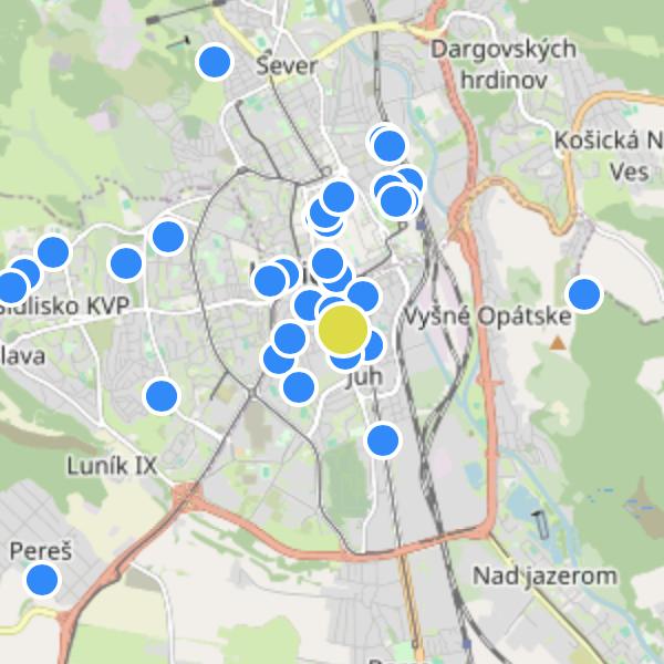 Rezidencia Rastislavova - map
