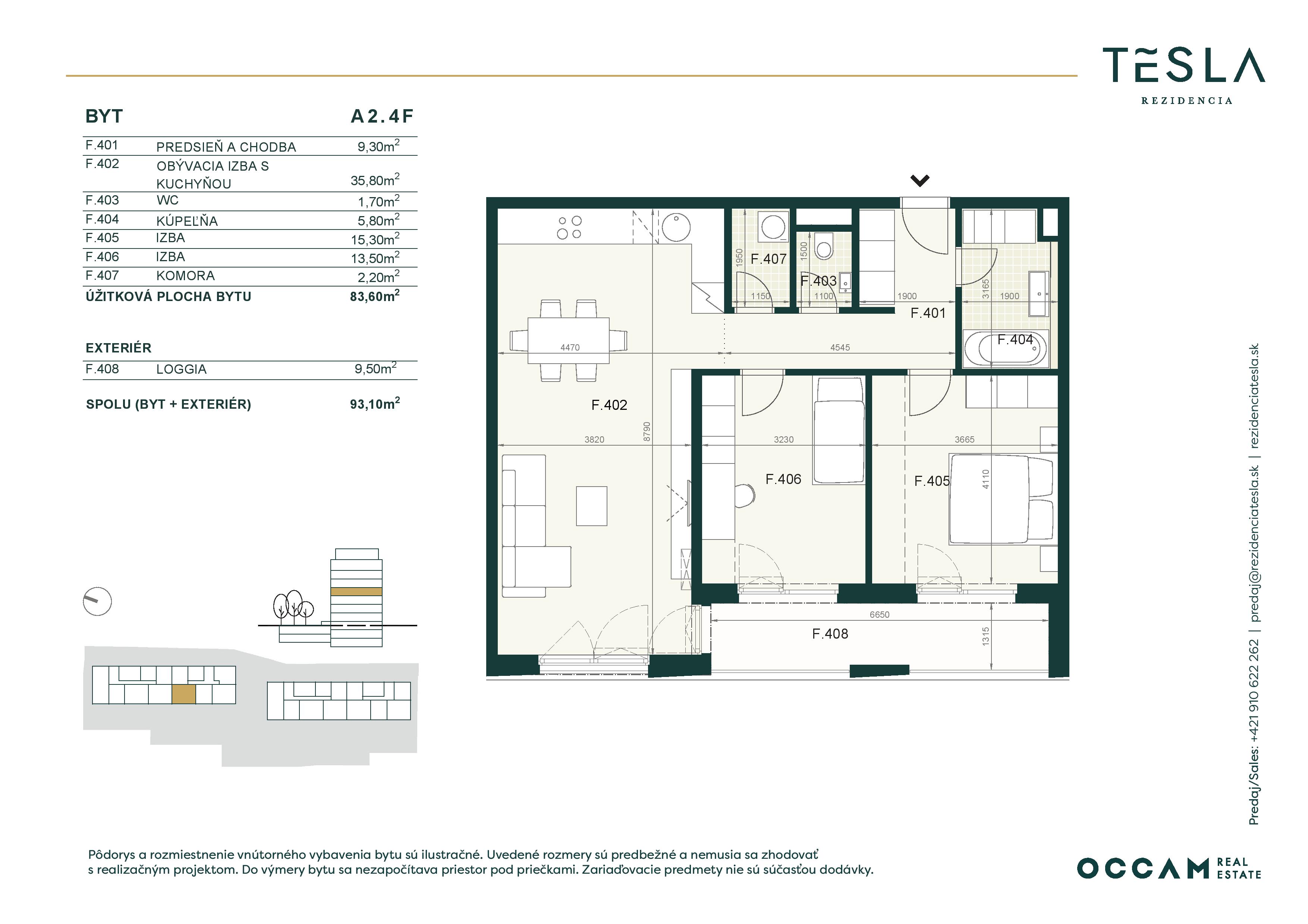 Tesla Rezidencia - A2.4.F - Pôdorys
