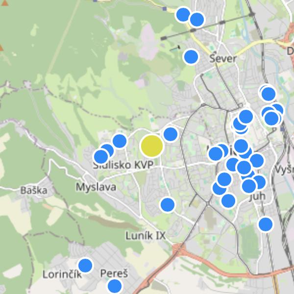 ViLLA Borovica - map