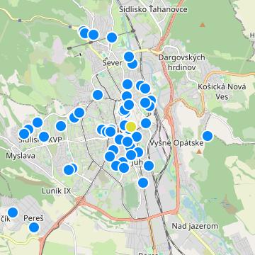 Vrátna residence - map