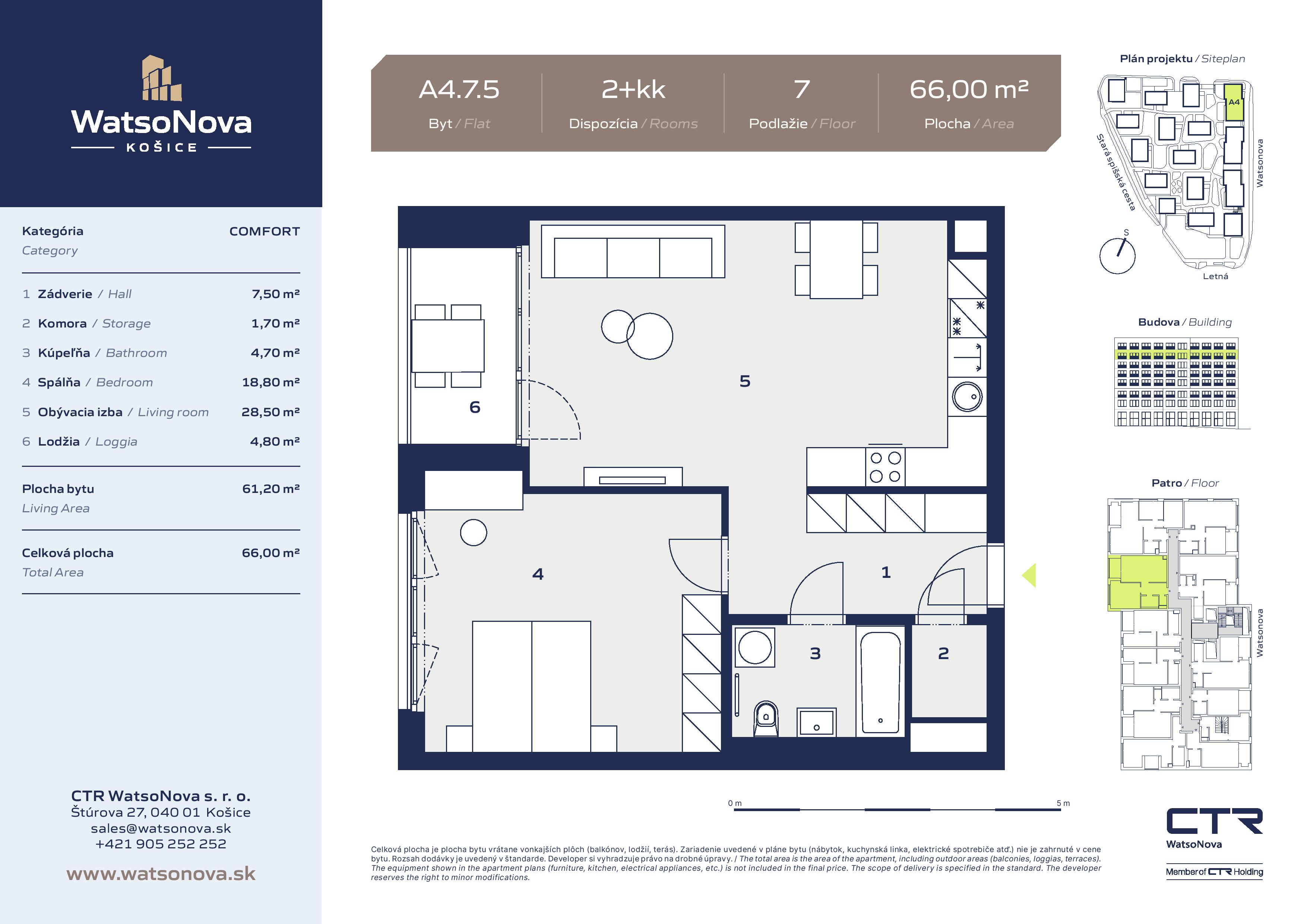 WatsoNova - A4.7.5 - Pôdorys