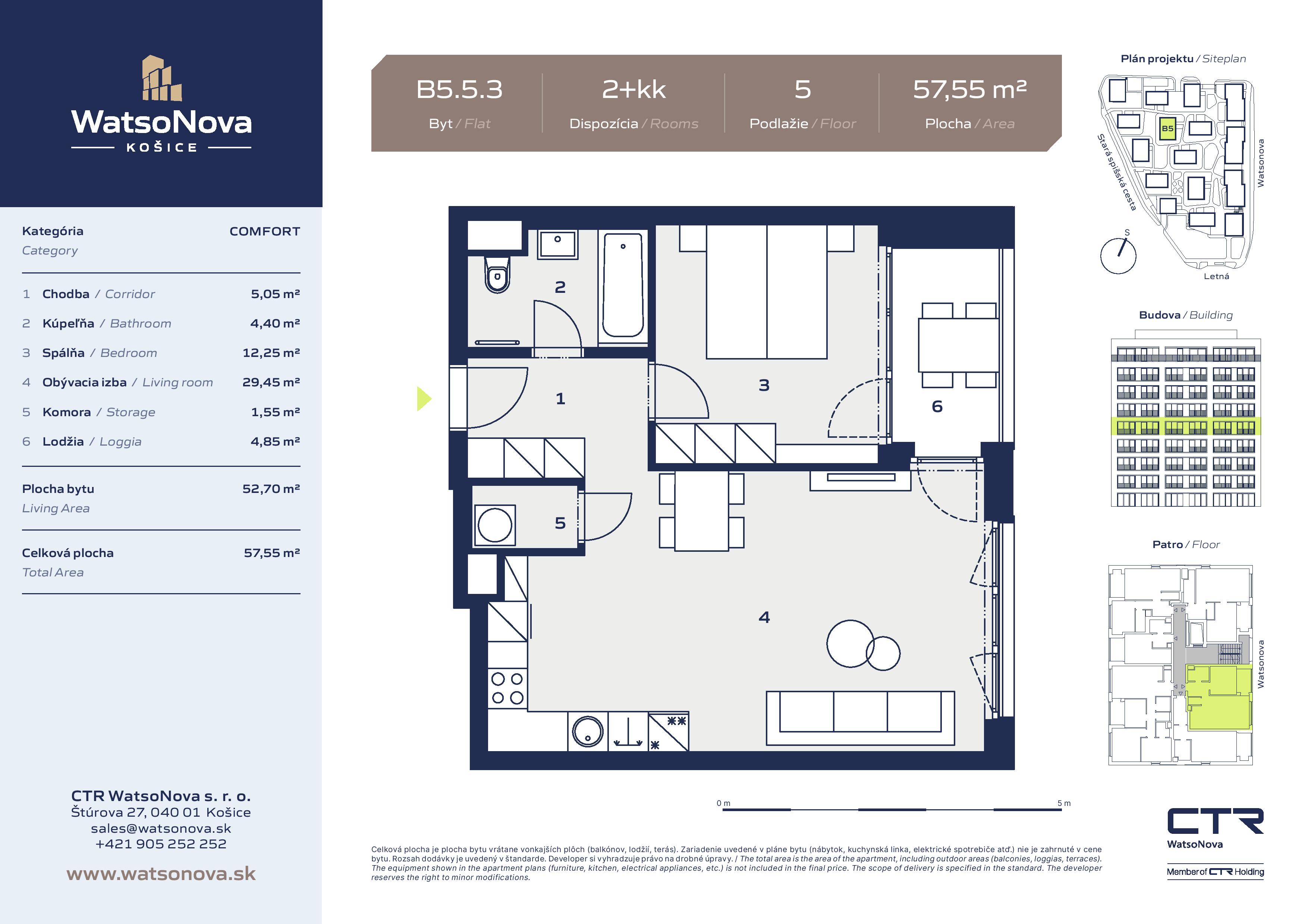 WatsoNova - B5.5.3 - Pôdorys