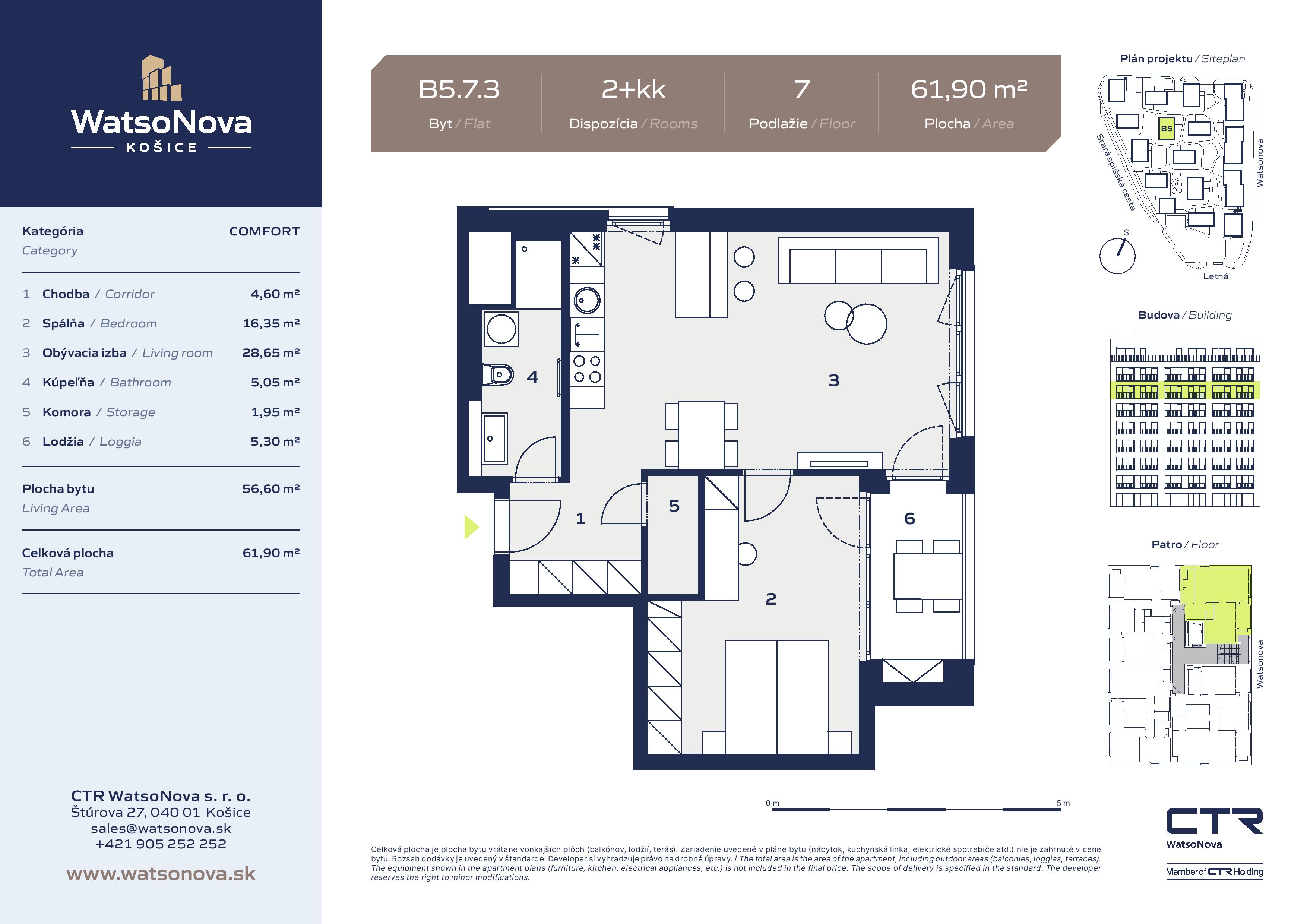 WatsoNova - B5.7.3 - Pôdorys