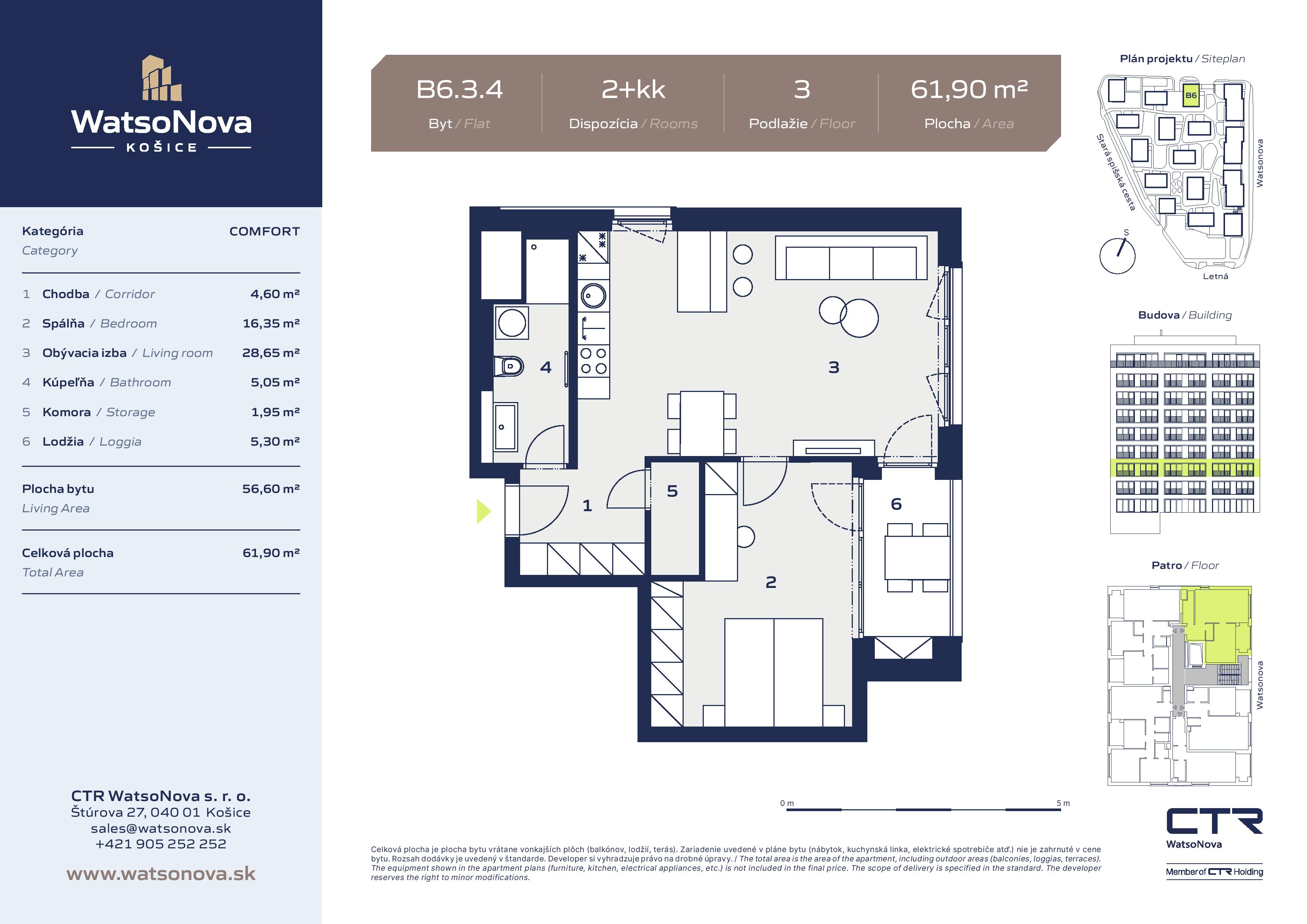 WatsoNova - B6.3.4 - Pôdorys