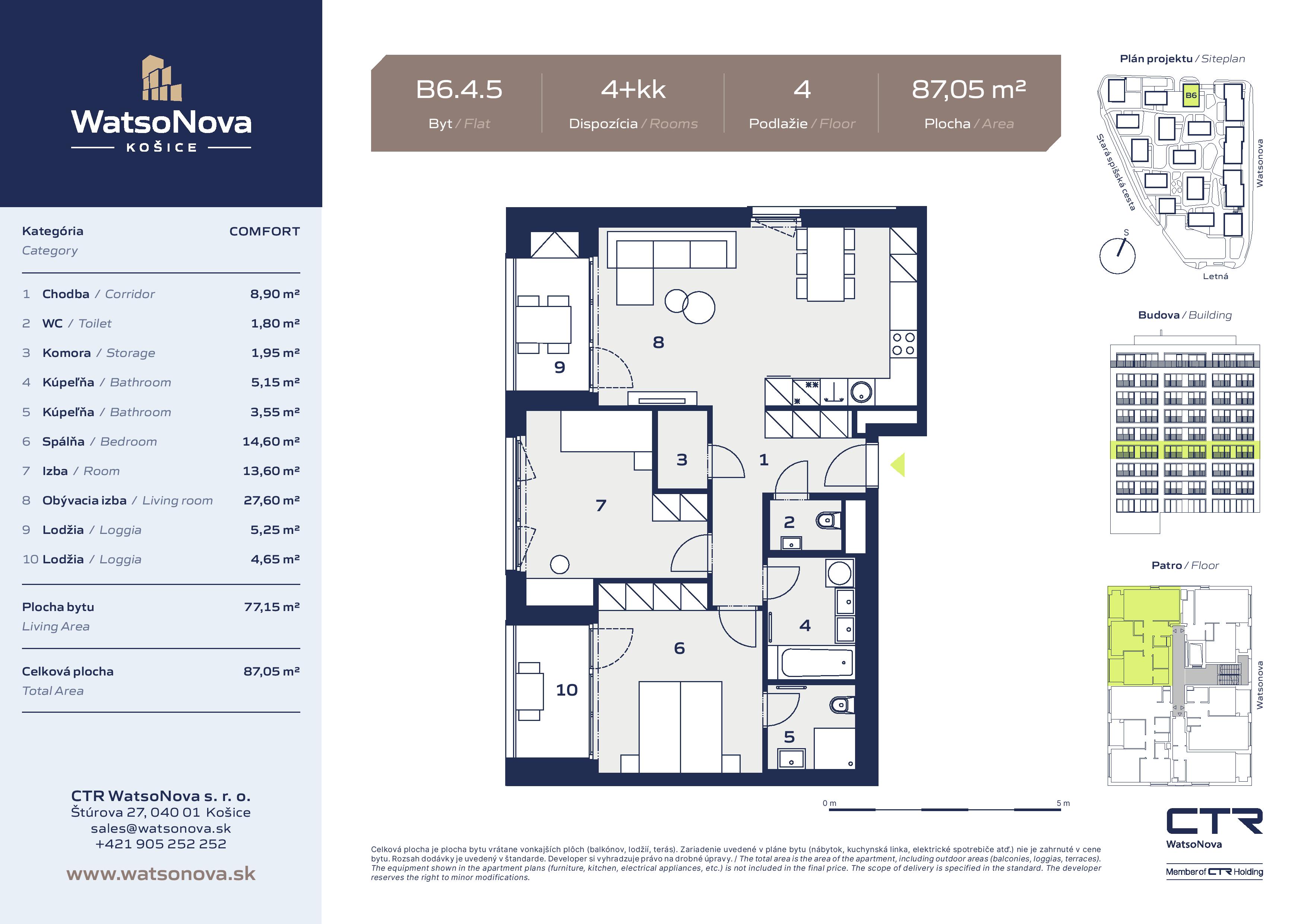 WatsoNova - B6.4.5 - Pôdorys