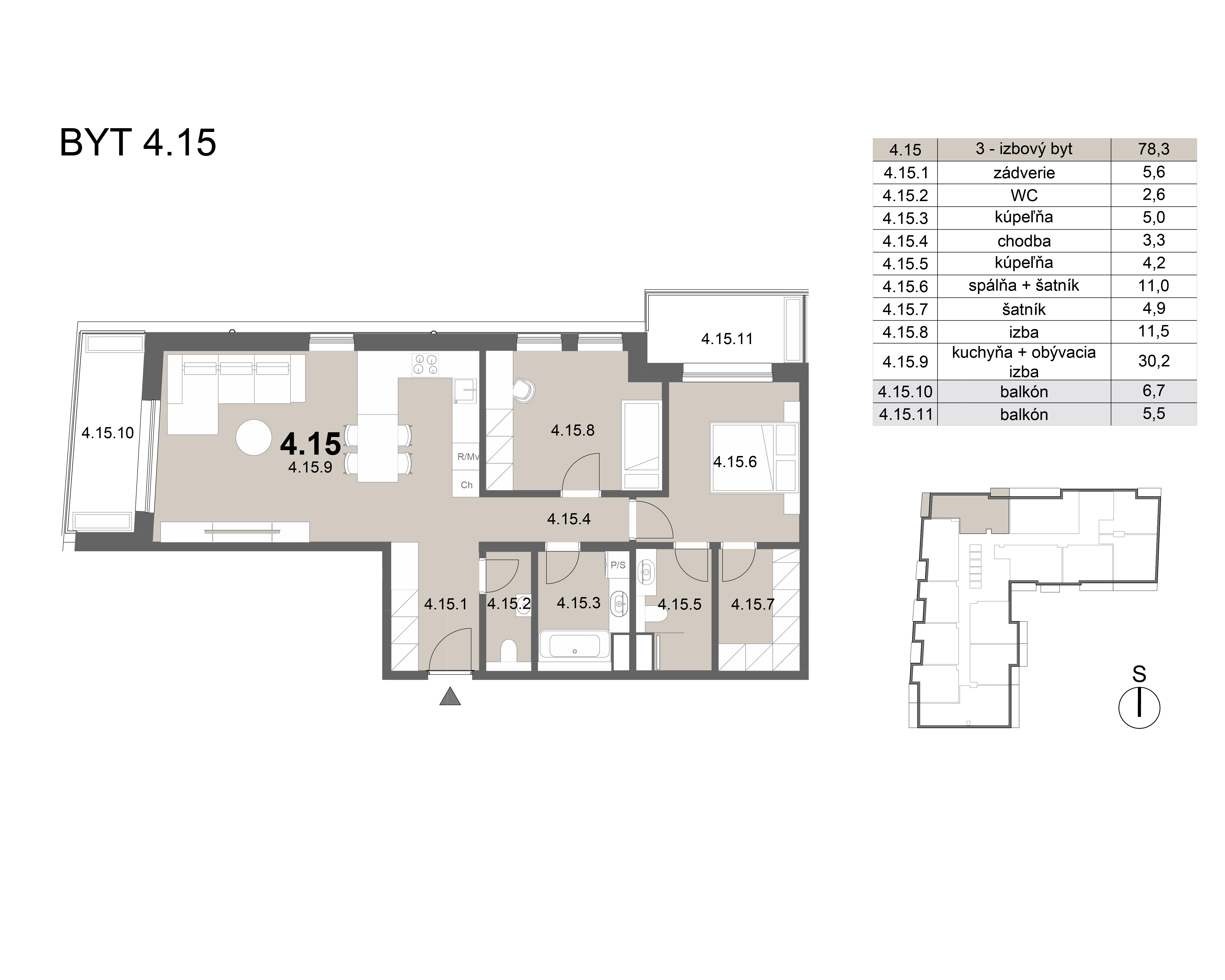 Zion residence - 4.15 - Pôdorys