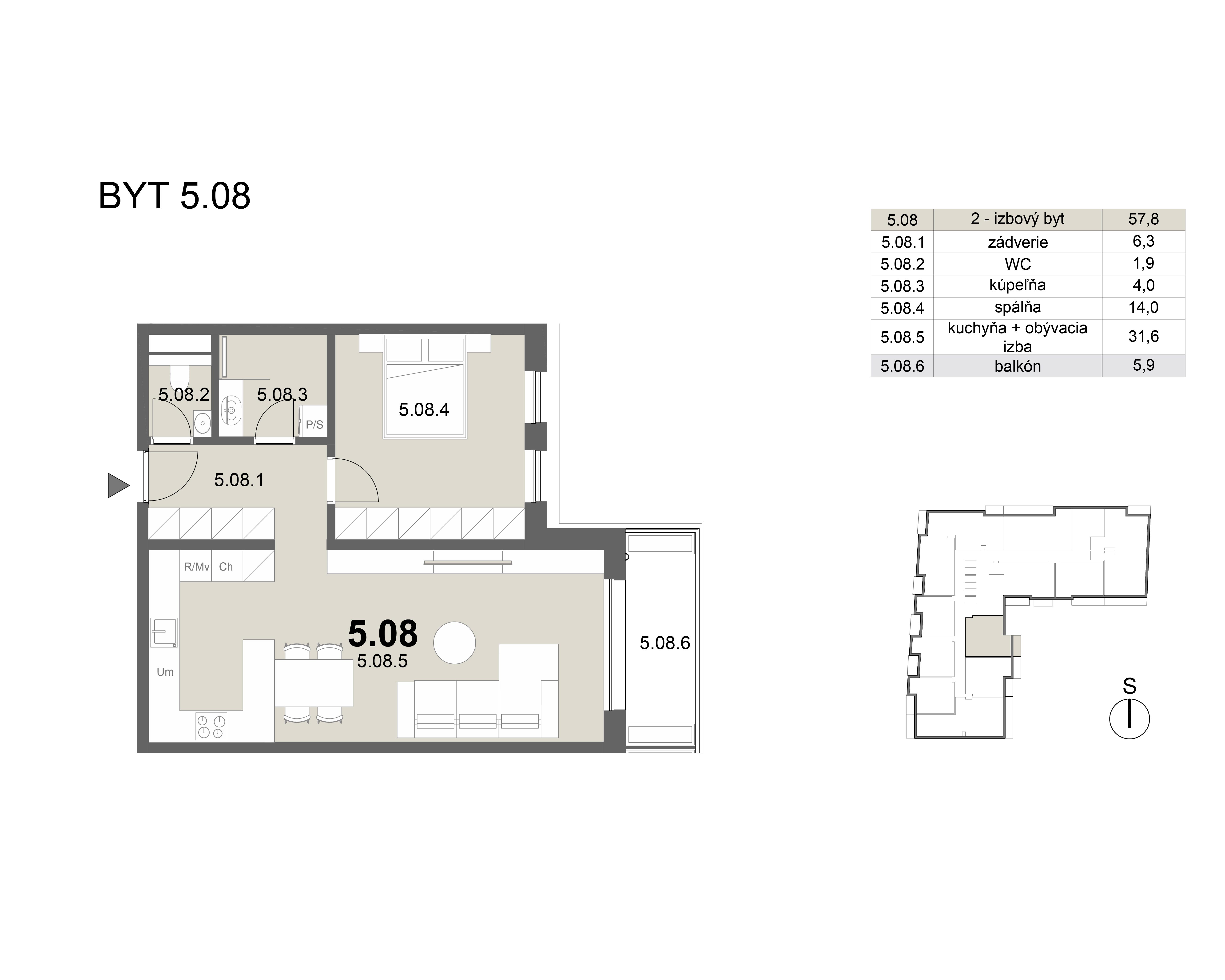 Zion residence - 5.08 - Pôdorys
