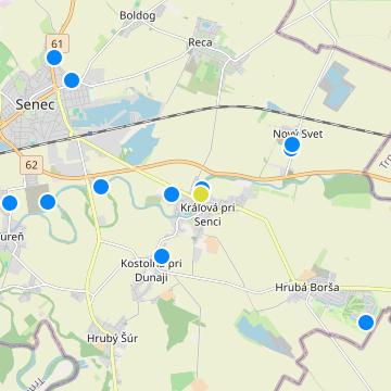 Kráľovské Bývanie - map