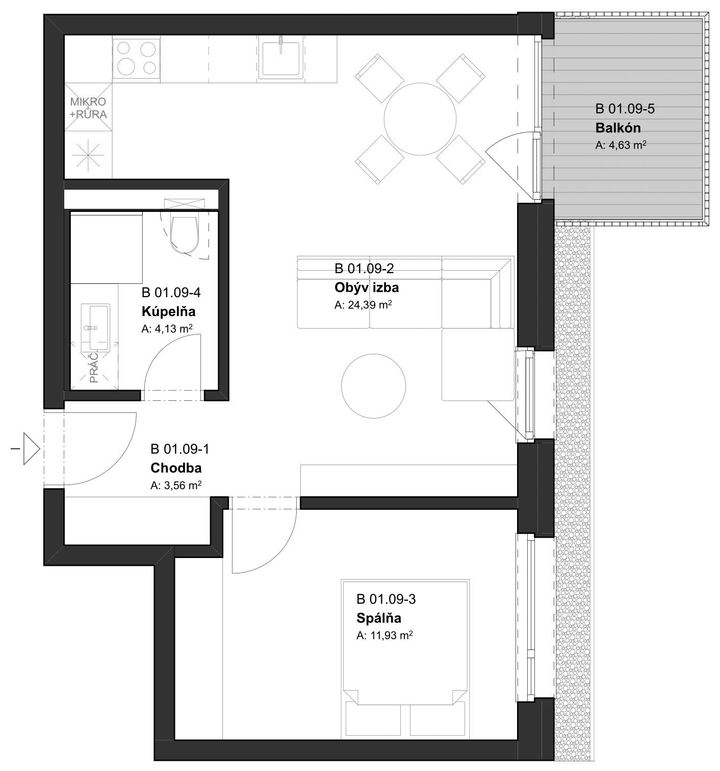 Krásne v Krásne - 01.09 - Pôdorys