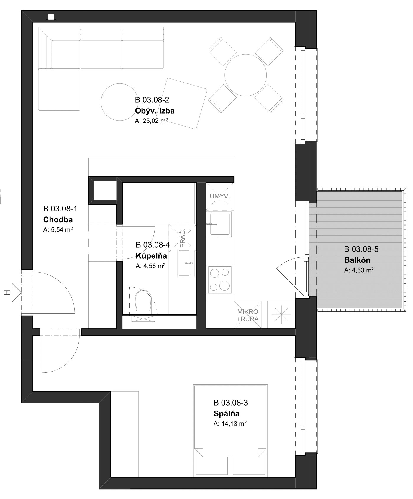 Krásne v Krásne - 03.08 - Pôdorys