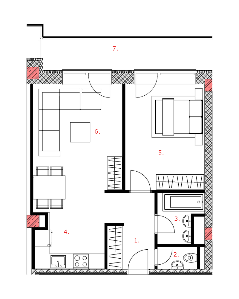 Galandov majer - K18.3.1 - Pôdorys