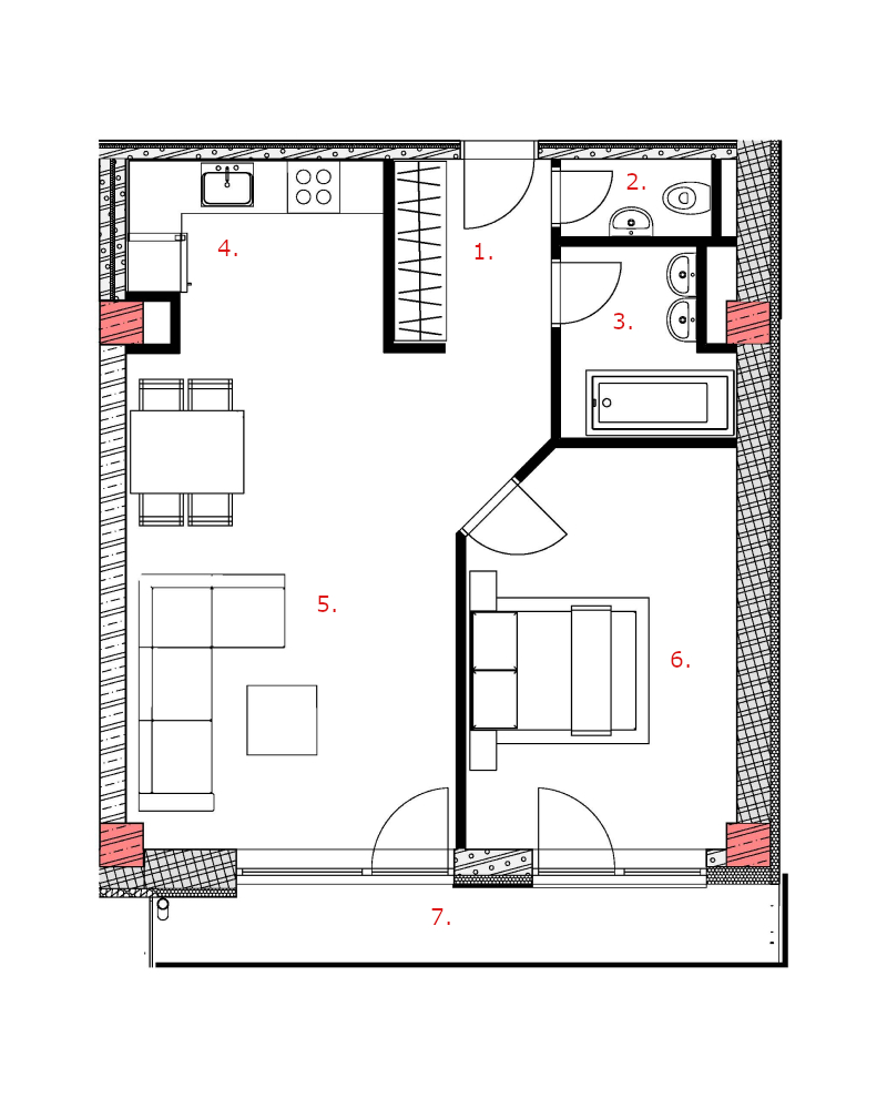 Galandov majer - K29.4.1 - Pôdorys