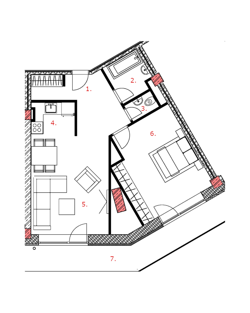 Galandov majer - K32.4.1 - Pôdorys