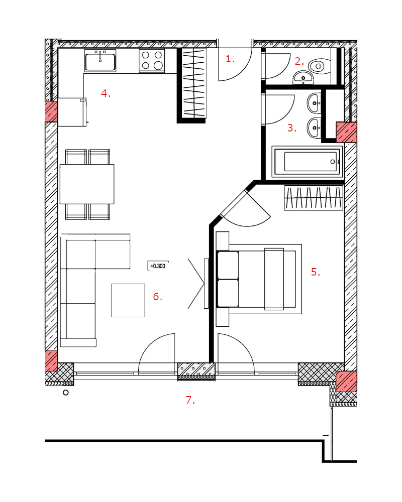 Galandov majer - K33.4.1 - Pôdorys