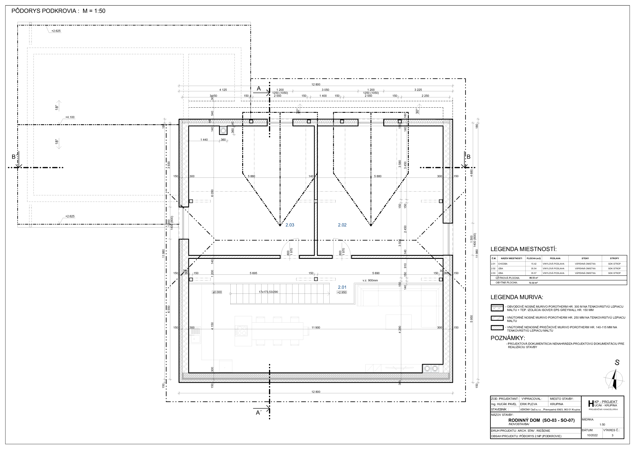 Vily Vajsov - SO - 07 - Pôdorys